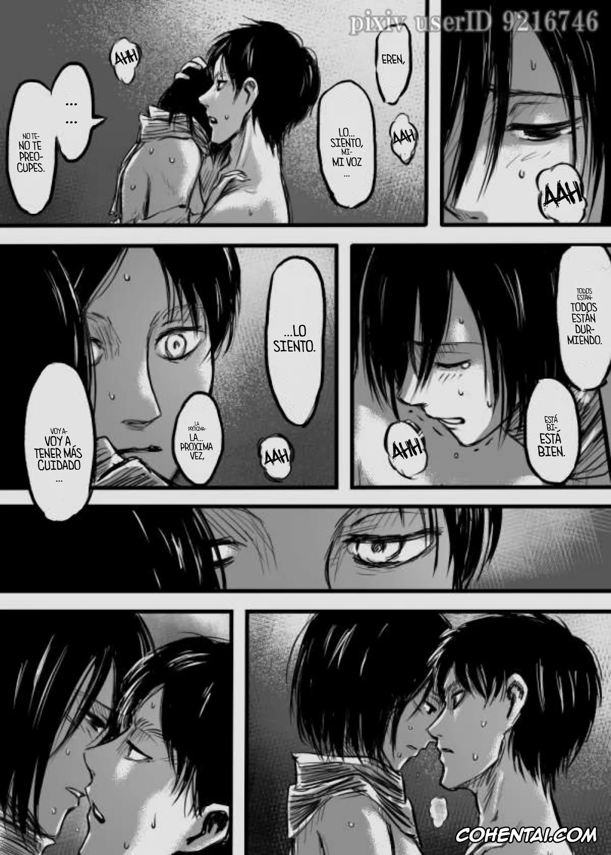 Shingeki No Kyojin | Attack On Titan hentai, Eren Jaeger hentai, Mikasa Ackerman hentai, Eren X Mikasa R-18 Manga, pagina 12
