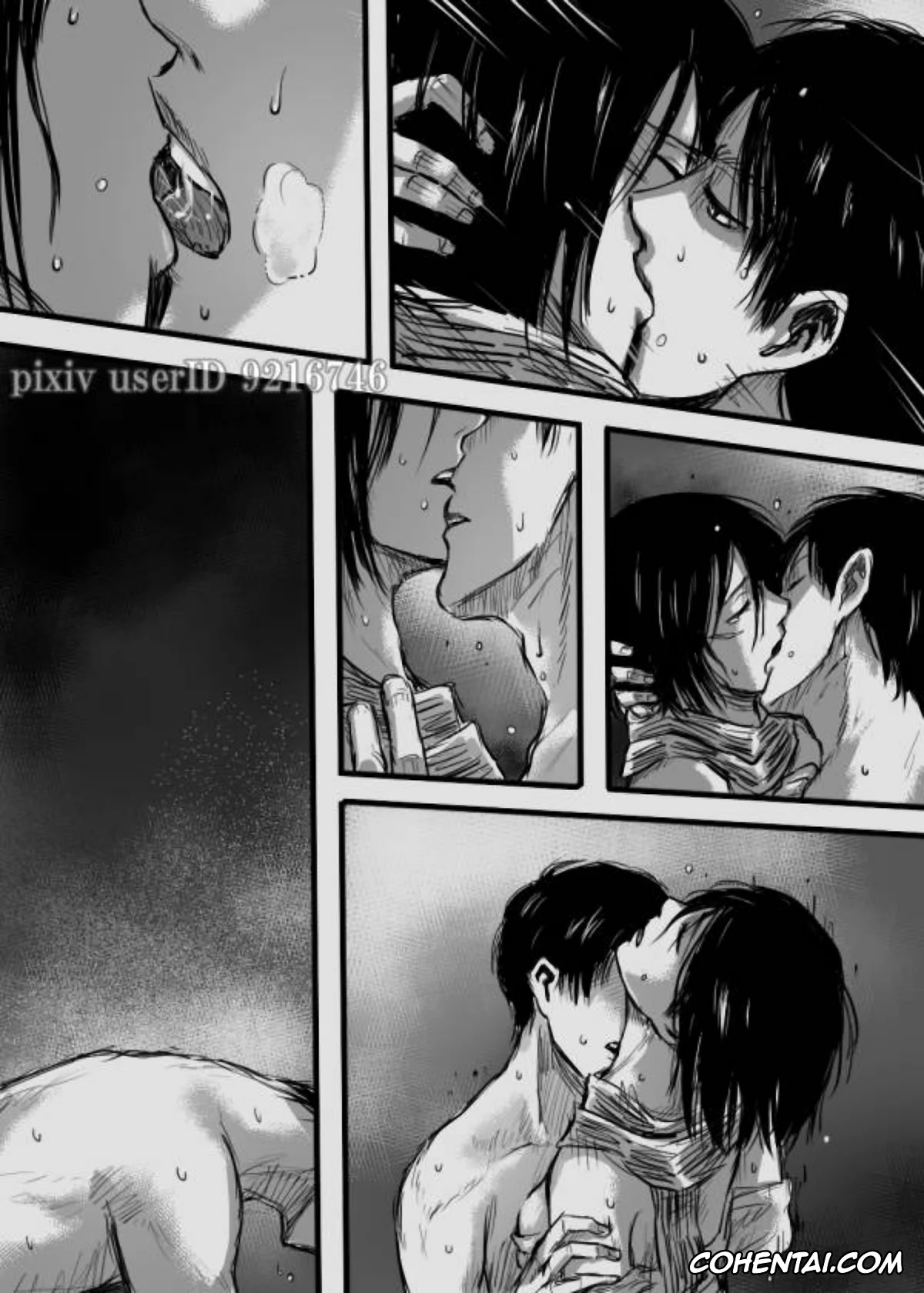 Shingeki No Kyojin | Attack On Titan xxx, Eren Jaeger xxx, Mikasa Ackerman xxx, Eren X Mikasa R-18 Manga, pagina 13