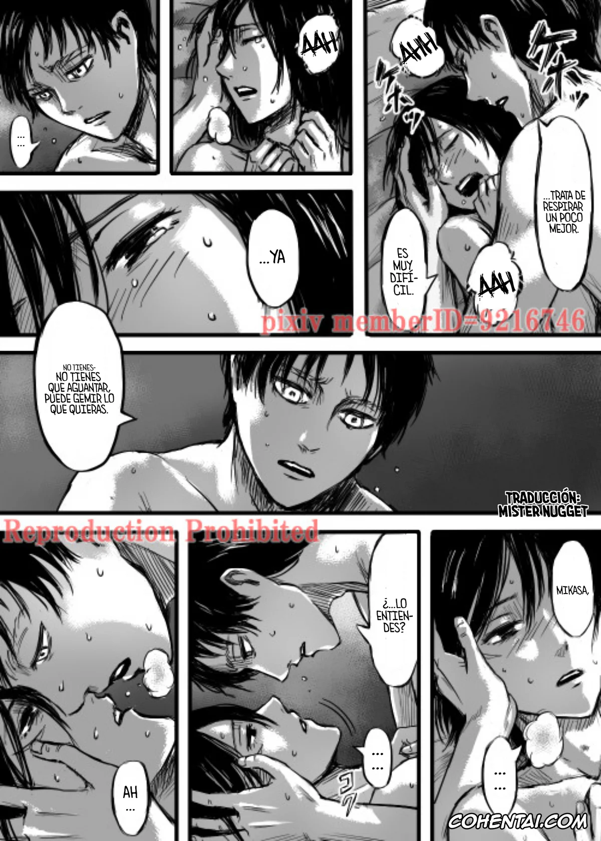 Shingeki No Kyojin | Attack On Titan xxx, Eren Jaeger xxx, Mikasa Ackerman xxx, Eren X Mikasa R-18 Manga, pagina 16