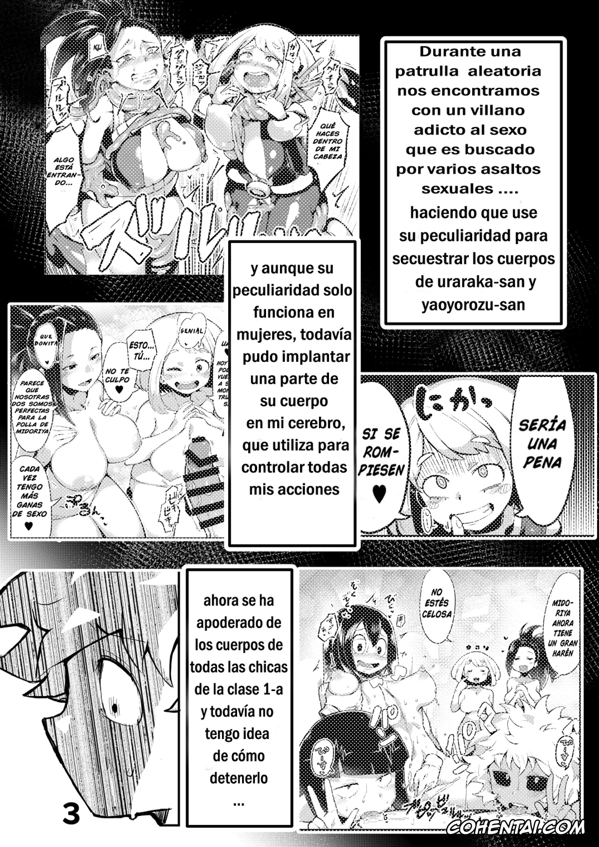 My Hero Academia | Boku No Hero Academia porno, Izuku Midoriya porno, Kyoka Jiro porno, Mina Ashido porno, Momo Yaoyorozu porno, Mount Lady porno, Nemuri Kayama porno, Ochako Uraraka porno, Tooru Hagakure porno, Tsuyu Asui porno, Boku to Nottori Villain Nakademia Vol. 2 (Boku no Hero Academia), pagina 2