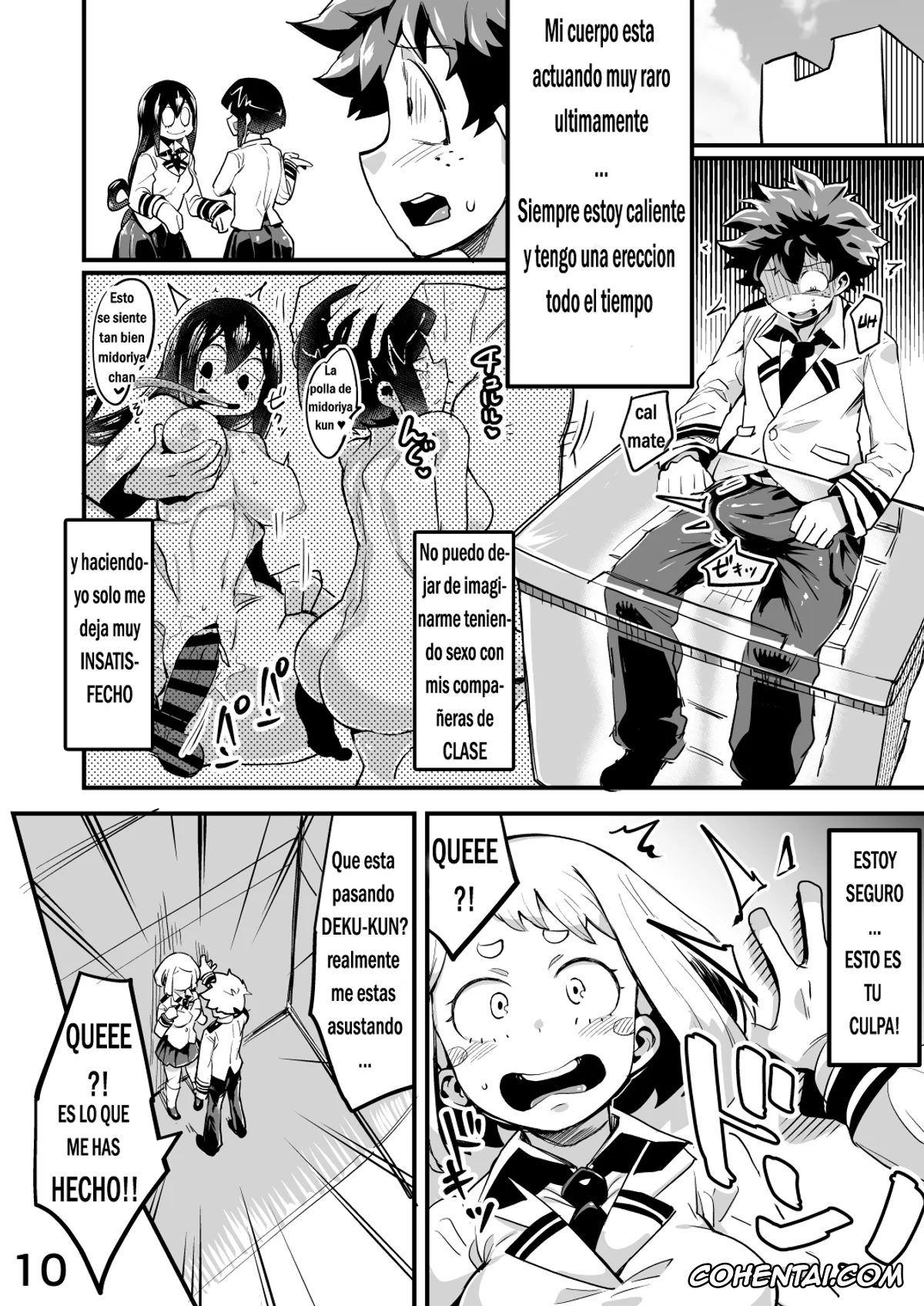 My Hero Academia | Boku No Hero Academia hentai, Izuku Midoriya hentai, Kyoka Jiro hentai, Mina Ashido hentai, Momo Yaoyorozu hentai, Mount Lady hentai, Nemuri Kayama hentai, Ochako Uraraka hentai, Tooru Hagakure hentai, Tsuyu Asui hentai, Boku to Nottori Villain Nakademia Vol. 2 (Boku no Hero Academia), pagina 9