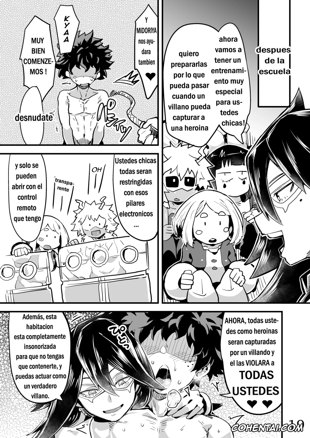 My Hero Academia | Boku No Hero Academia hentai, Izuku Midoriya hentai, Kyoka Jiro hentai, Mina Ashido hentai, Momo Yaoyorozu hentai, Mount Lady hentai, Nemuri Kayama hentai, Ochako Uraraka hentai, Tooru Hagakure hentai, Tsuyu Asui hentai, Boku to Nottori Villain Nakademia Vol. 2 (Boku no Hero Academia), pagina 18