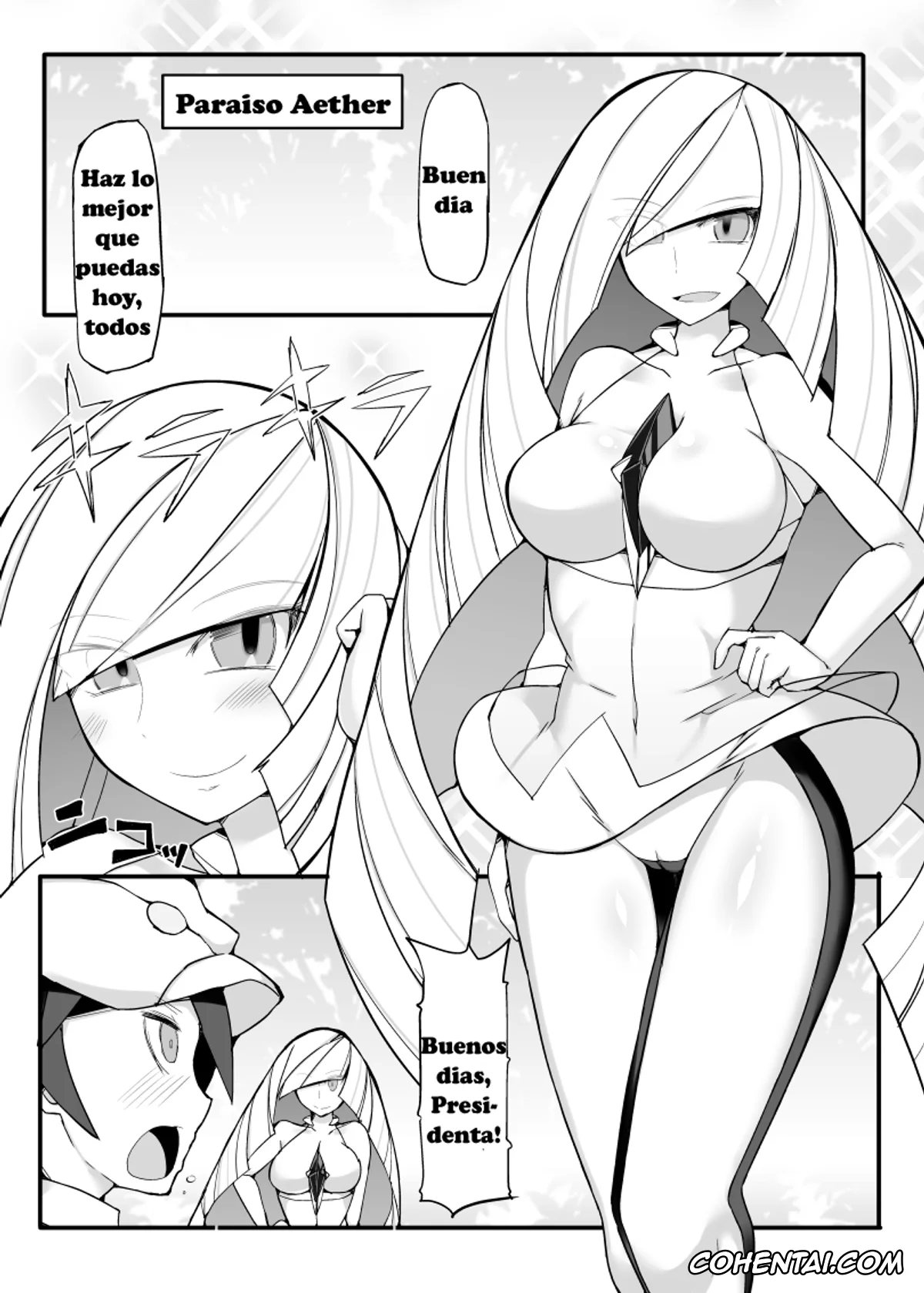 Pokemon | Pocket Monsters xxx, Lusamine xxx, Aether Zaidan Daihyou Lusamine Kyousei Saimin Jusei ~Dosukebe Hitozuma CEO Saimin Hamedori Acme~ (Pokémon Sun and Moon), pagina 4