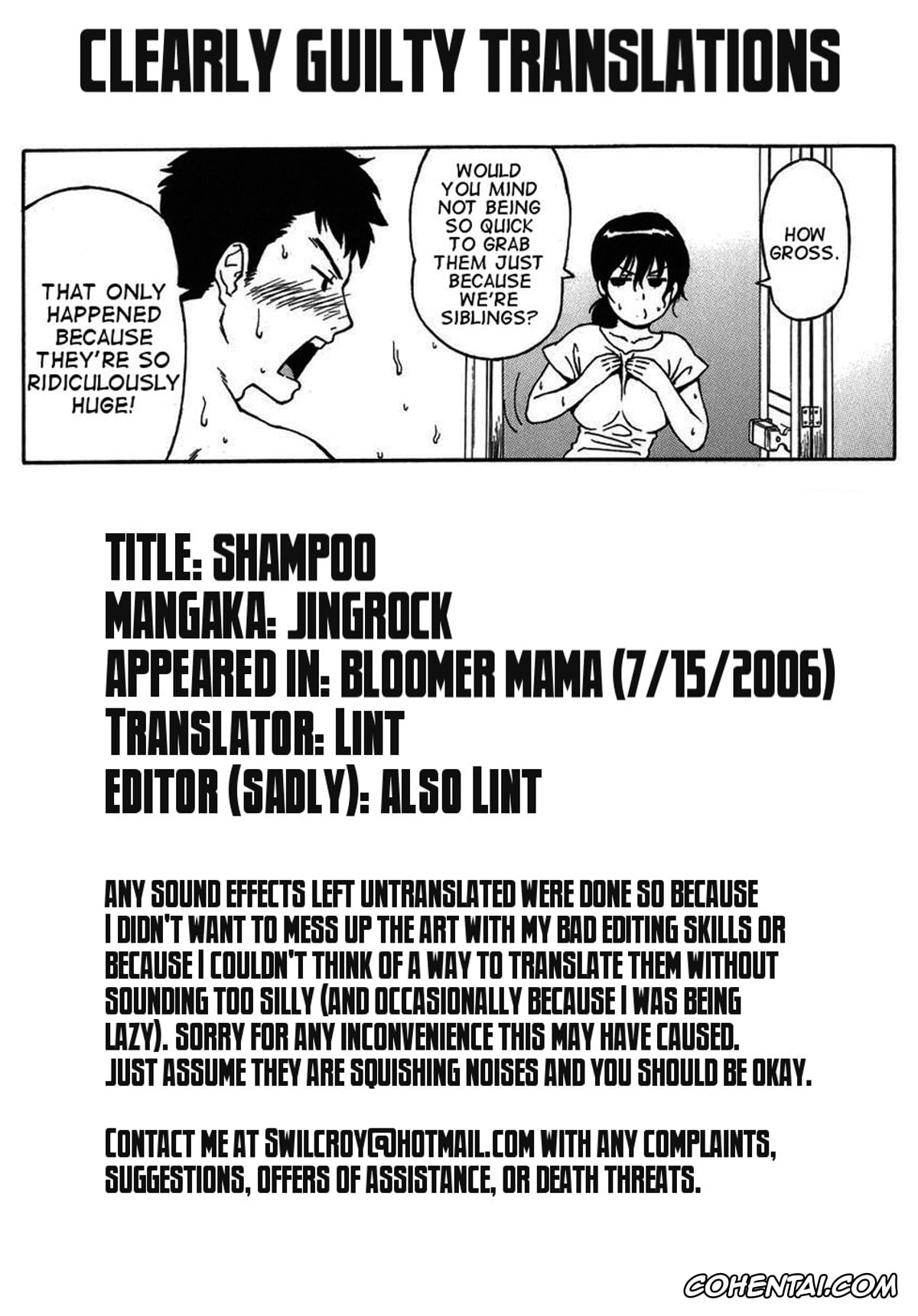 Original porno, Shampoo (Bloomer Mama), pagina 17