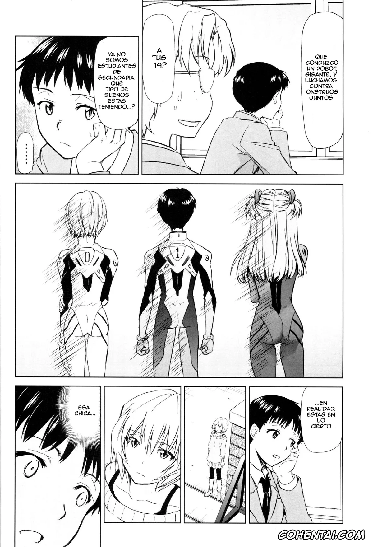 Neon Genesis Evangelion hentai, Asuka Langley Soryu hentai, Shinji Ikari hentai, RE-TAKE Kai (Neon Genesis Evangelion), pagina 3