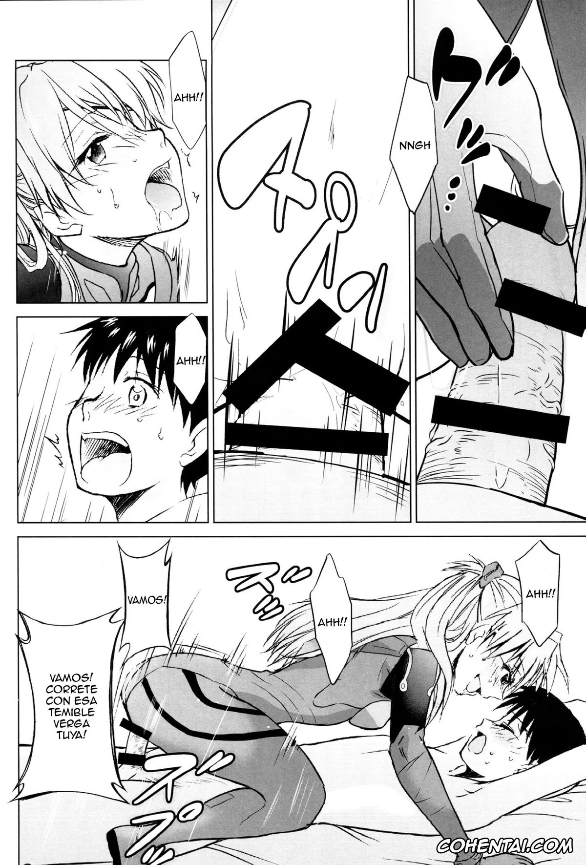 Neon Genesis Evangelion hentai, Asuka Langley Soryu hentai, Shinji Ikari hentai, RE-TAKE Kai (Neon Genesis Evangelion), pagina 9