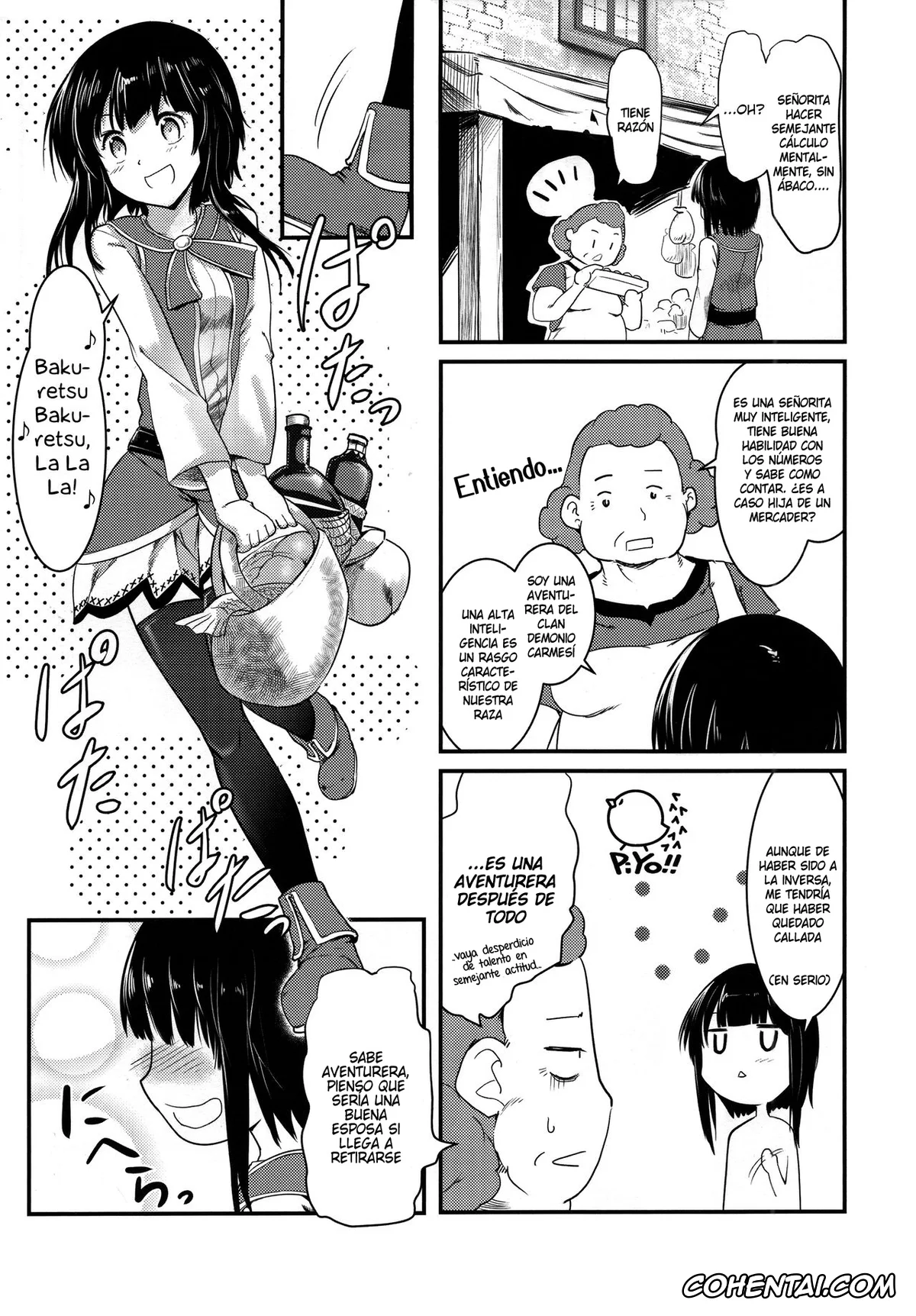 Kono Subarashii Sekai ni Syukufuku o! xxx, Kazuma Satou xxx, Megumin xxx, Meguicha 5 (Kono Subarashii Sekai ni Syukufuku o!), pagina 4