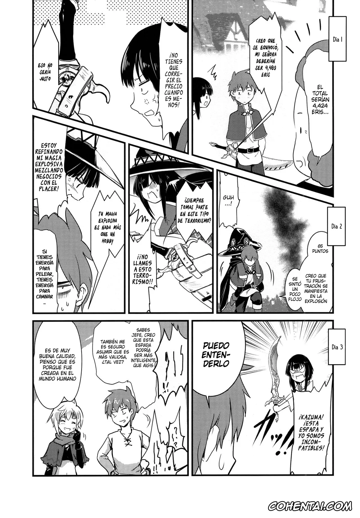 Kono Subarashii Sekai ni Syukufuku o! hentai, Kazuma Satou hentai, Megumin hentai, Meguicha 5 (Kono Subarashii Sekai ni Syukufuku o!), pagina 9