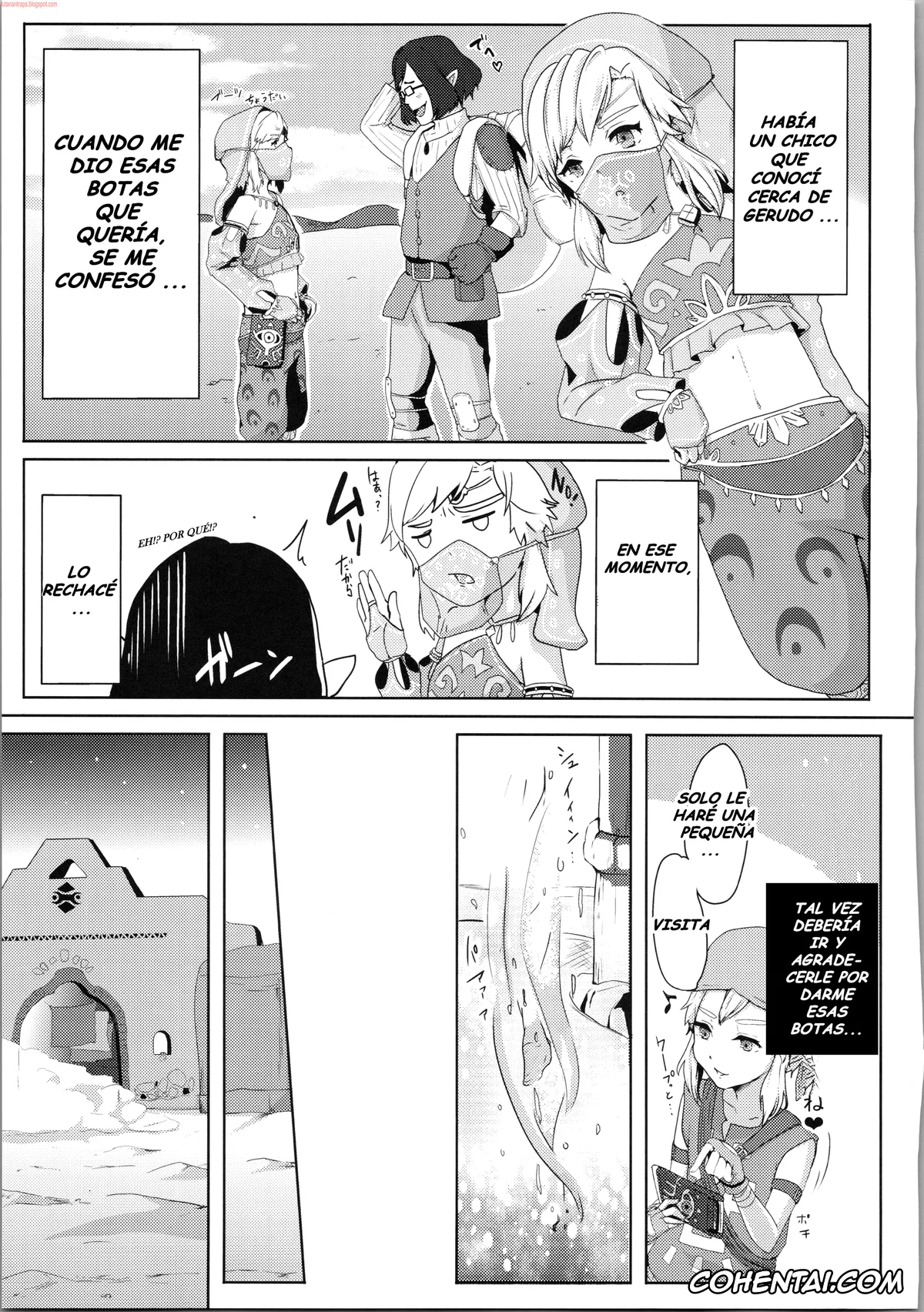 The Legend Of Zelda porno, Link porno, Yokujou Yuusha wa Sex ga Shitai (The Legend of Zelda: Breath of the Wild), pagina 5