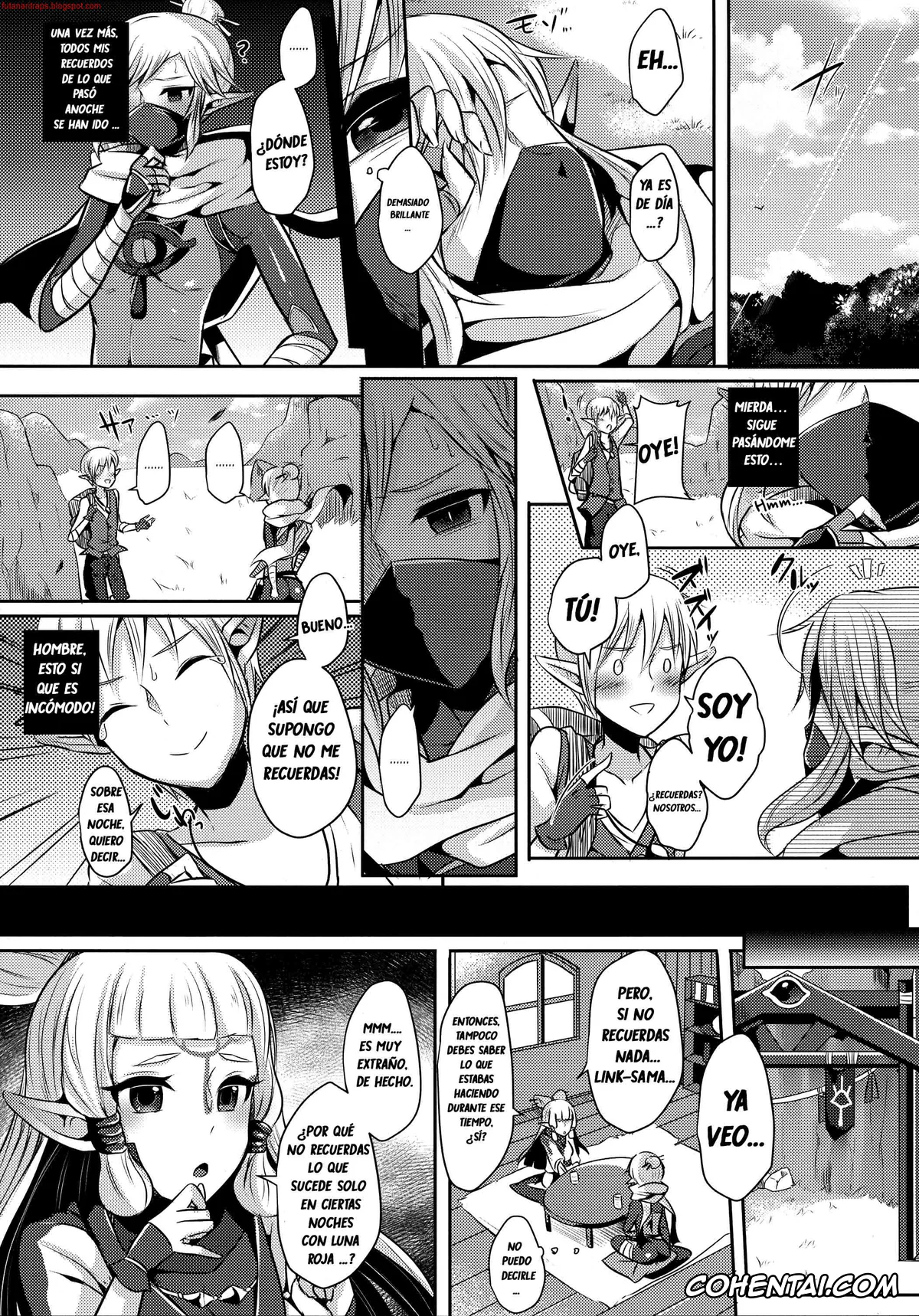 The Legend Of Zelda hentai, Link hentai, Princess Zelda hentai, Yuuwaku no Akaitsuki to Futari no Himitsu (The Legend of Zelda), pagina 12