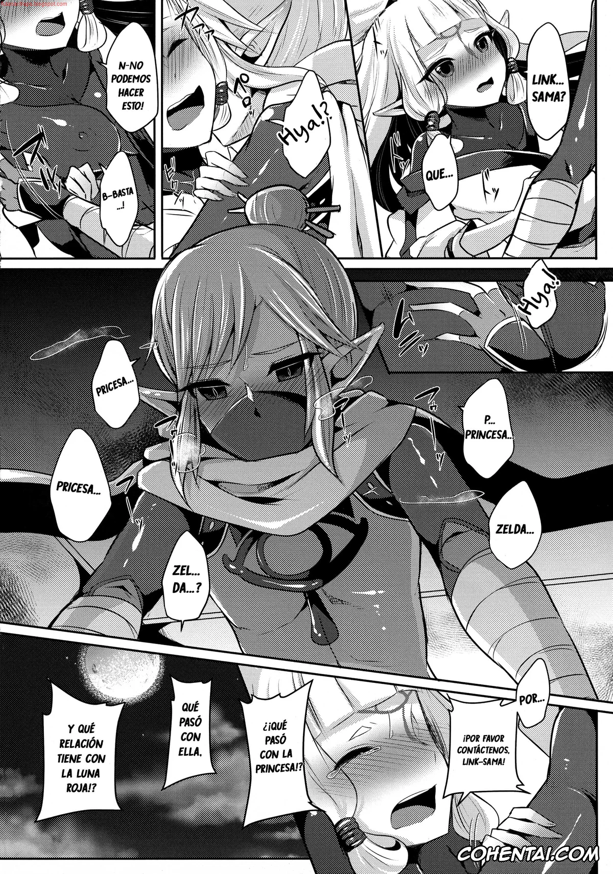 The Legend Of Zelda porno, Link porno, Princess Zelda porno, Yuuwaku no Akaitsuki to Futari no Himitsu (The Legend of Zelda), pagina 14