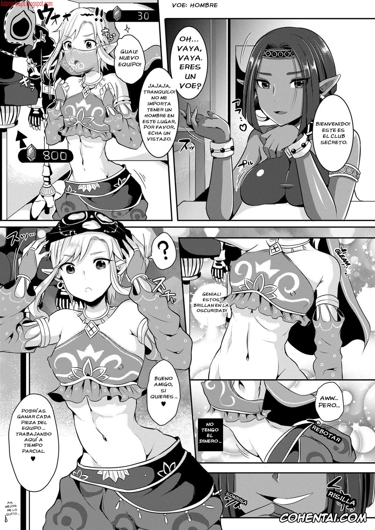 The Legend Of Zelda porno, Link porno, Eiketsu Yuusha no Himitsu Arbeit (The Legend of Zelda), pagina 5