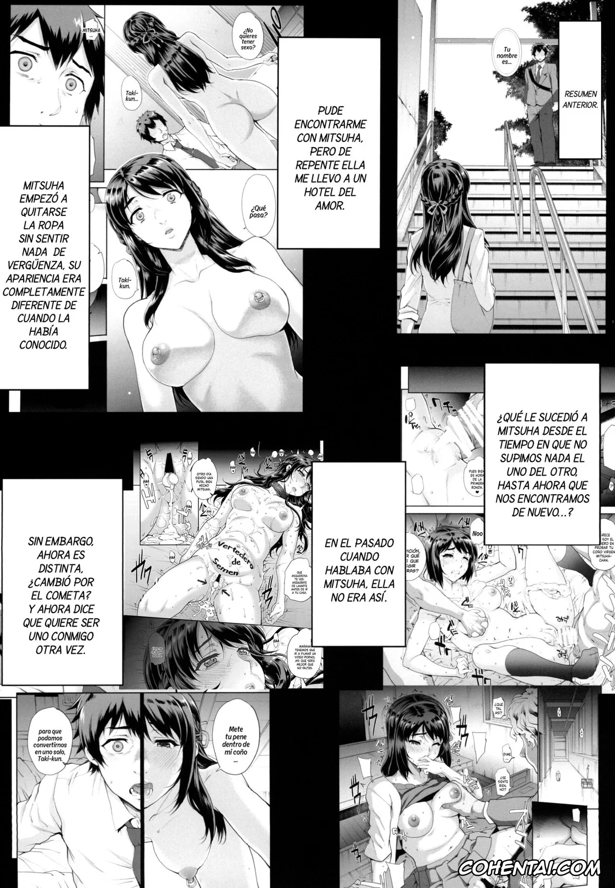 Kimi no Na wa. porno, Mitsuha Miyamizu porno, Kimi no Janai. Zoku (Kimi no Na wa.), pagina 2