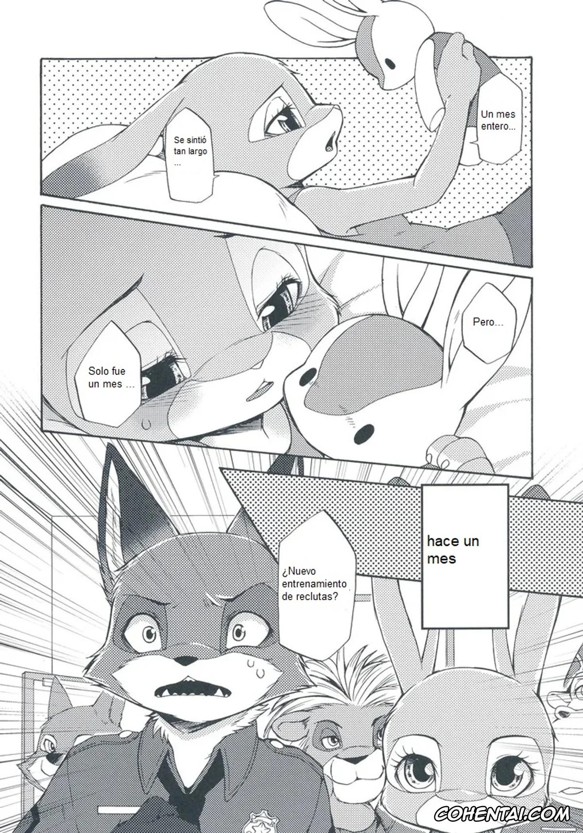 Zootopia hentai, Judy Hopps hentai, Nick Wilde hentai, Ohitori-sama ninjin – Carrots for one (Zootopia), pagina 3