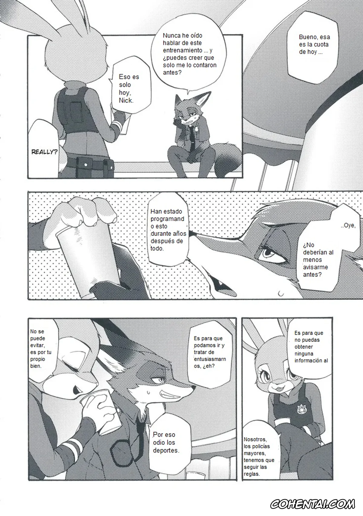 Zootopia porno, Judy Hopps porno, Nick Wilde porno, Ohitori-sama ninjin – Carrots for one (Zootopia), pagina 5