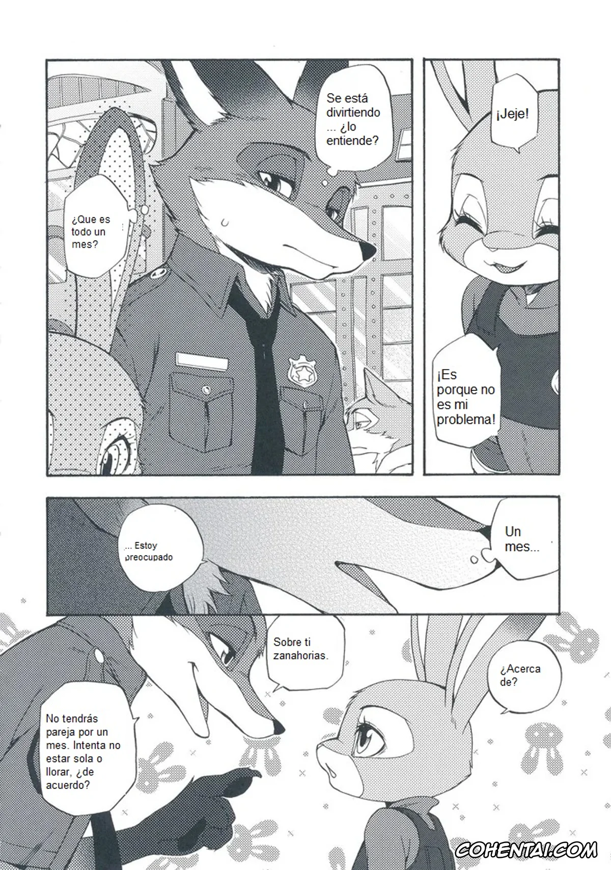 Zootopia xxx, Judy Hopps xxx, Nick Wilde xxx, Ohitori-sama ninjin – Carrots for one (Zootopia), pagina 7