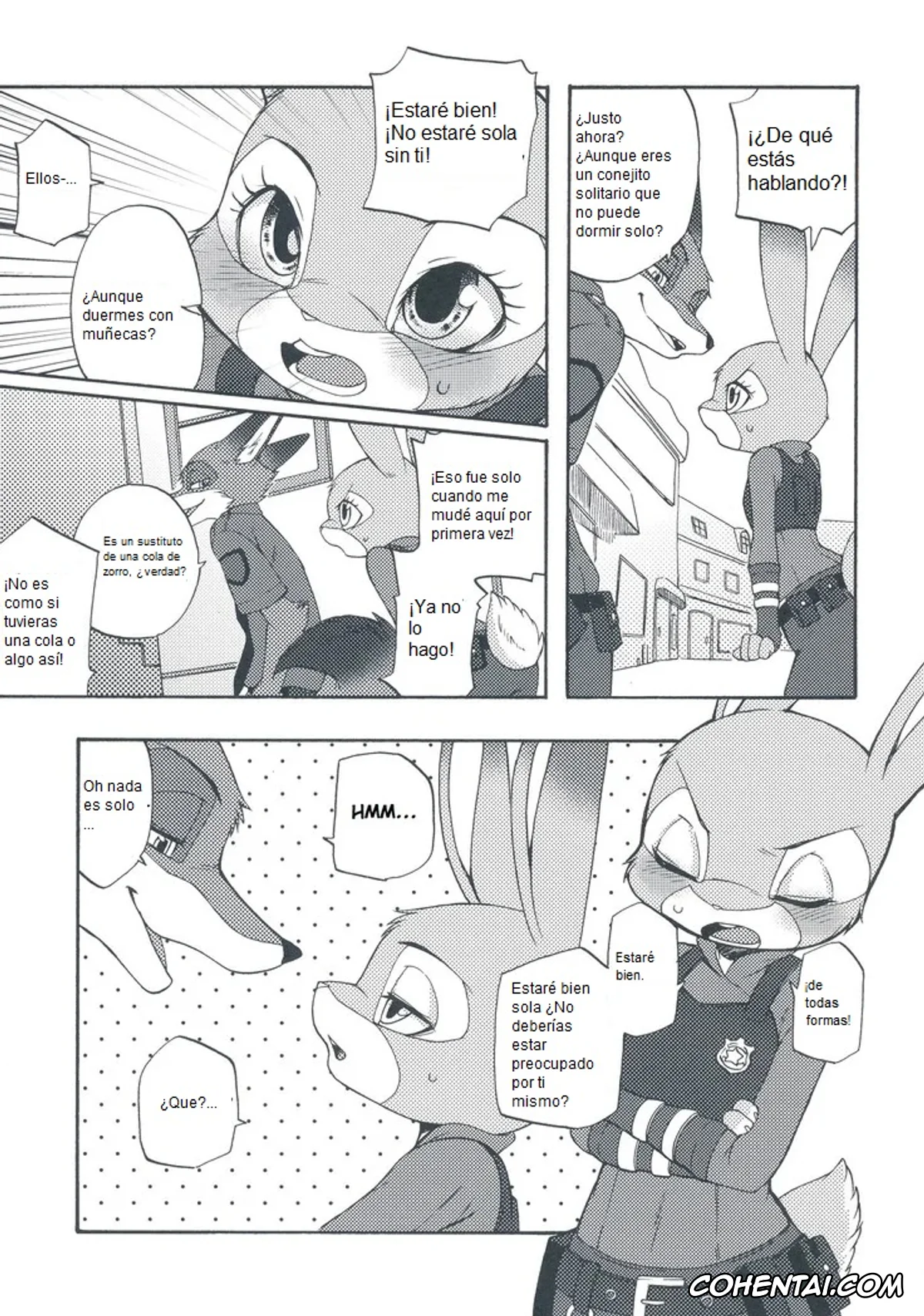 Zootopia porno, Judy Hopps porno, Nick Wilde porno, Ohitori-sama ninjin – Carrots for one (Zootopia), pagina 8