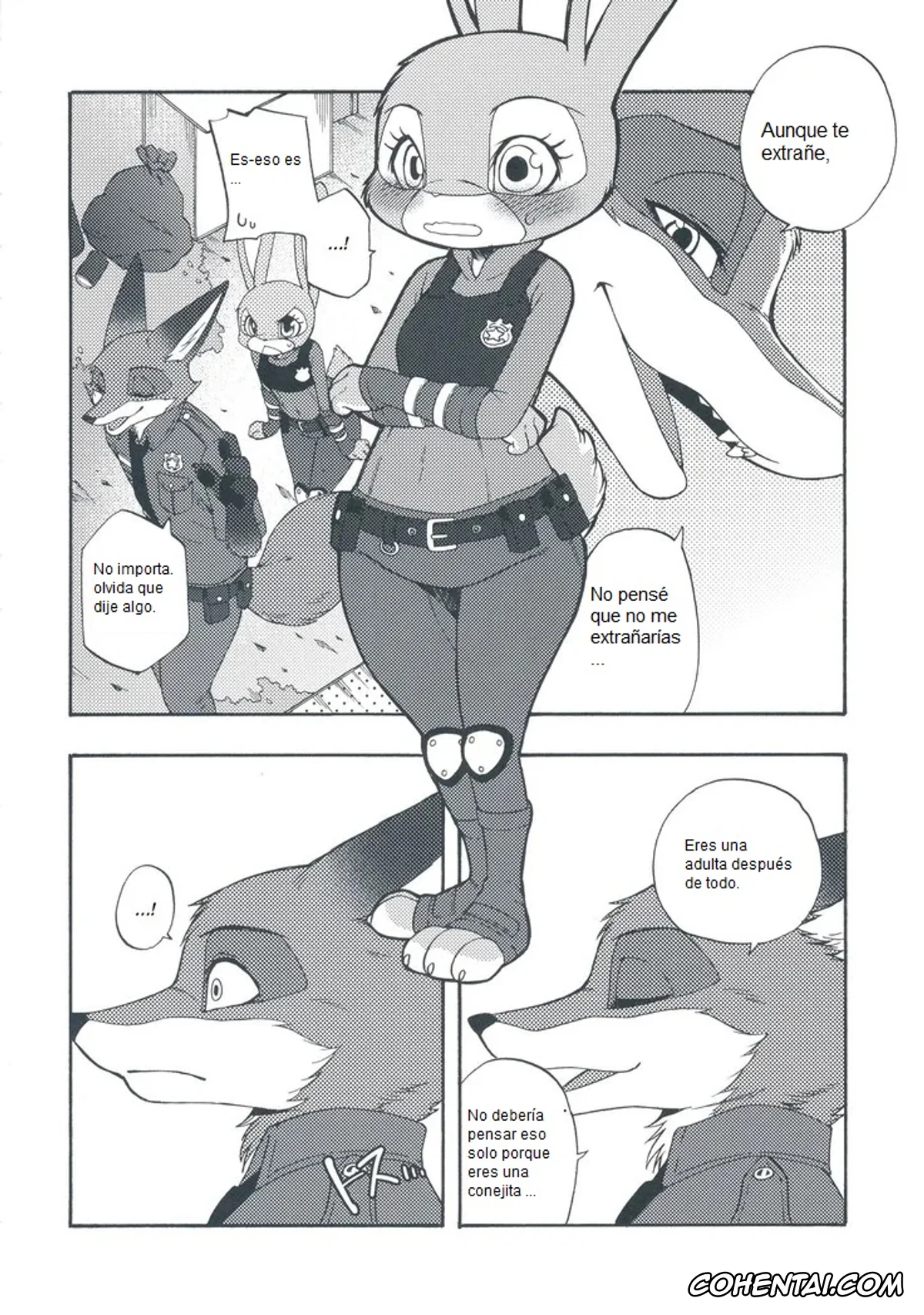 Zootopia hentai, Judy Hopps hentai, Nick Wilde hentai, Ohitori-sama ninjin – Carrots for one (Zootopia), pagina 9
