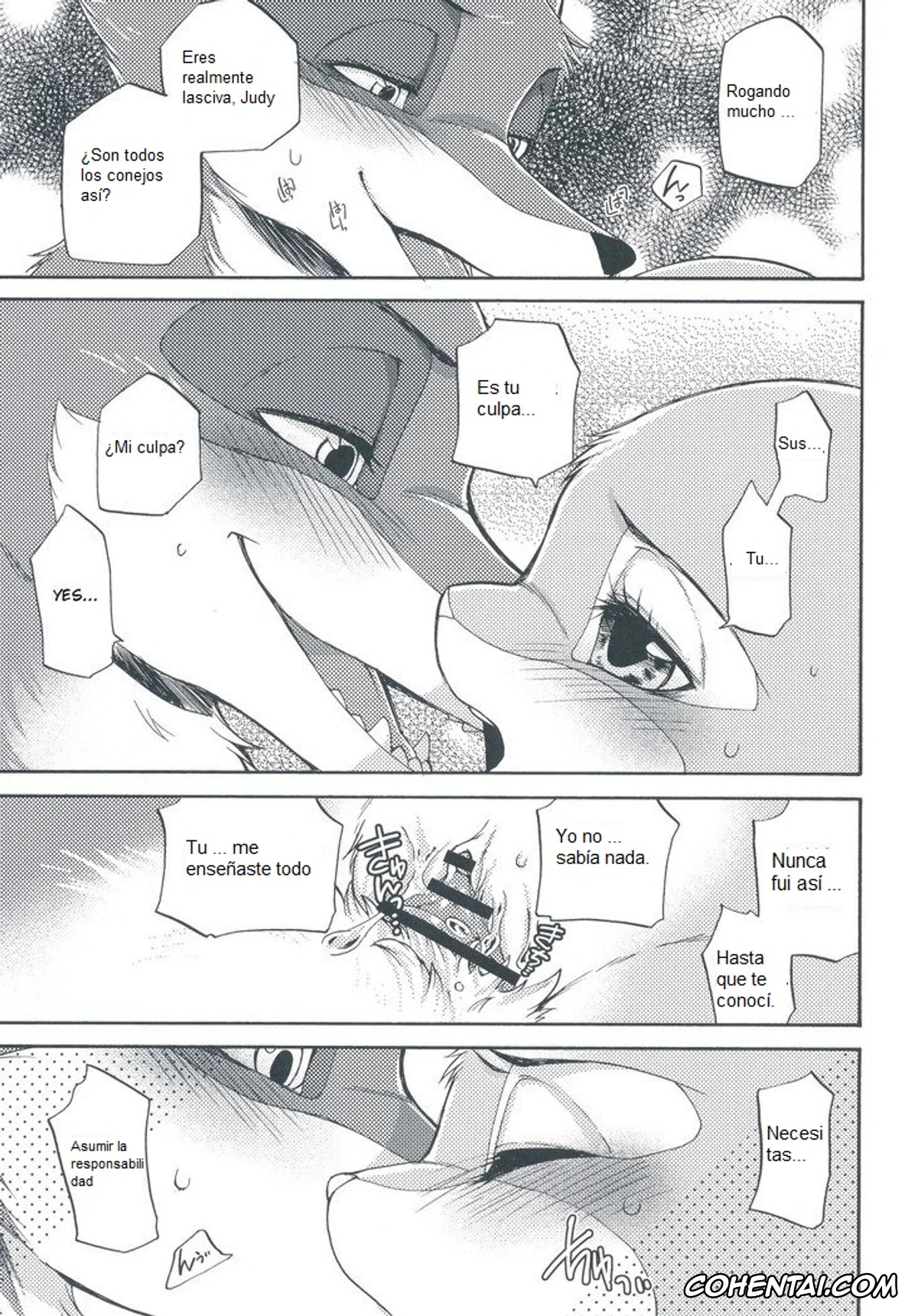 Zootopia xxx, Judy Hopps xxx, Nick Wilde xxx, Ohitori-sama ninjin – Carrots for one (Zootopia), pagina 34