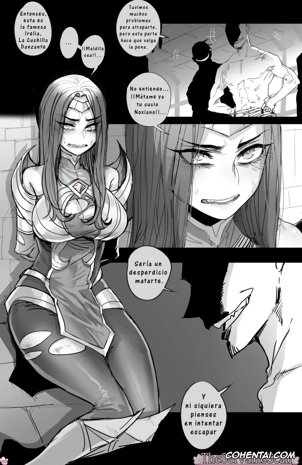 League of Legends hentai, Irelia hentai, The Fall of Irelia (League of Legends), pagina 3