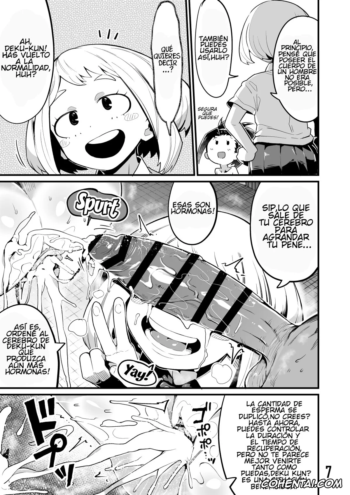 My Hero Academia | Boku No Hero Academia hentai, Izuku Midoriya hentai, Kyoka Jiro hentai, Mei Hatsume hentai, Momo Yaoyorozu hentai, Nejire Hado hentai, Ochako Uraraka hentai, Yuyu Haya hentai, Boku to Nottori Villain Nakademia Vol. 3 (Boku no Hero Academia), pagina 6