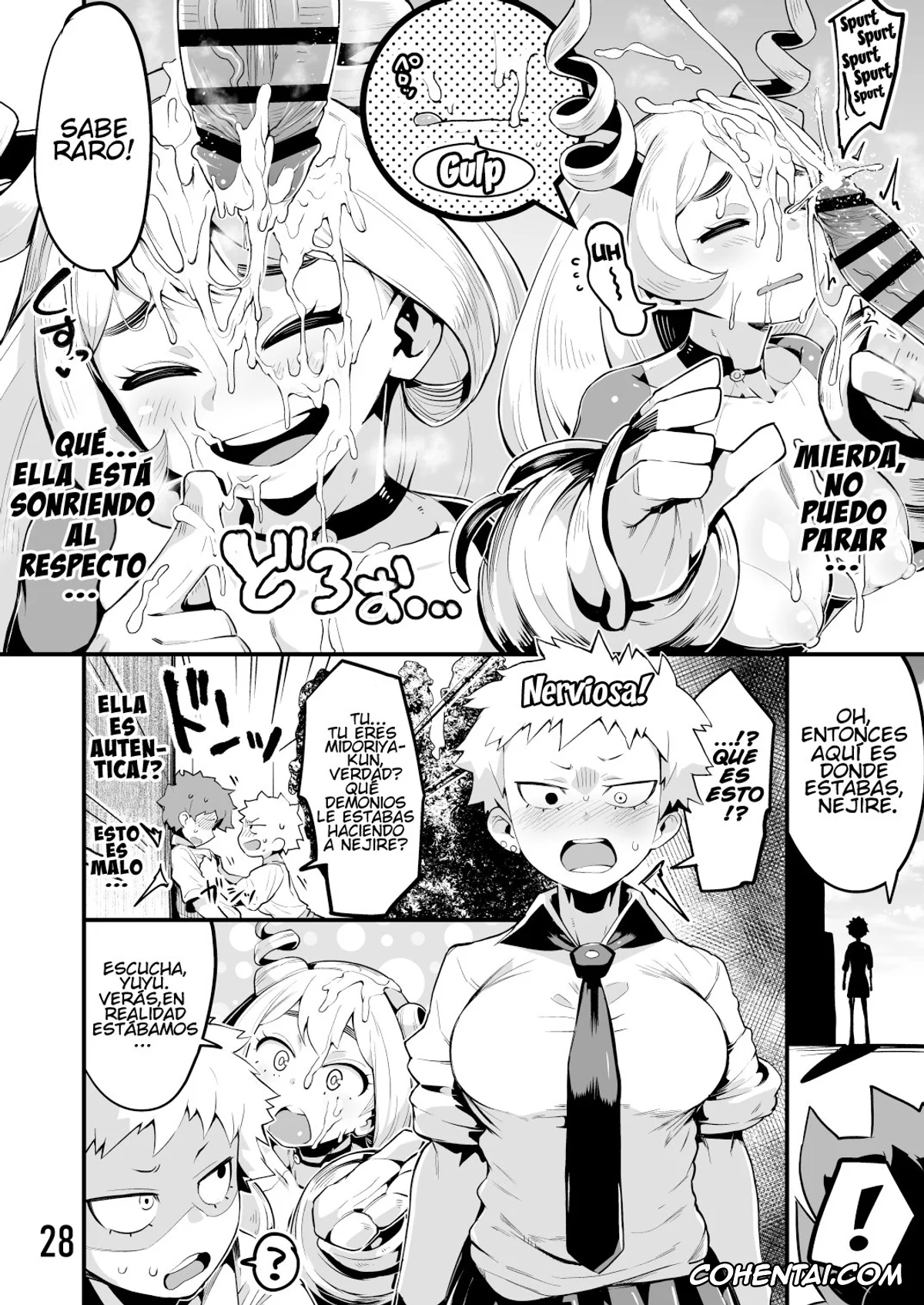 My Hero Academia | Boku No Hero Academia hentai, Izuku Midoriya hentai, Kyoka Jiro hentai, Mei Hatsume hentai, Momo Yaoyorozu hentai, Nejire Hado hentai, Ochako Uraraka hentai, Yuyu Haya hentai, Boku to Nottori Villain Nakademia Vol. 3 (Boku no Hero Academia), pagina 27