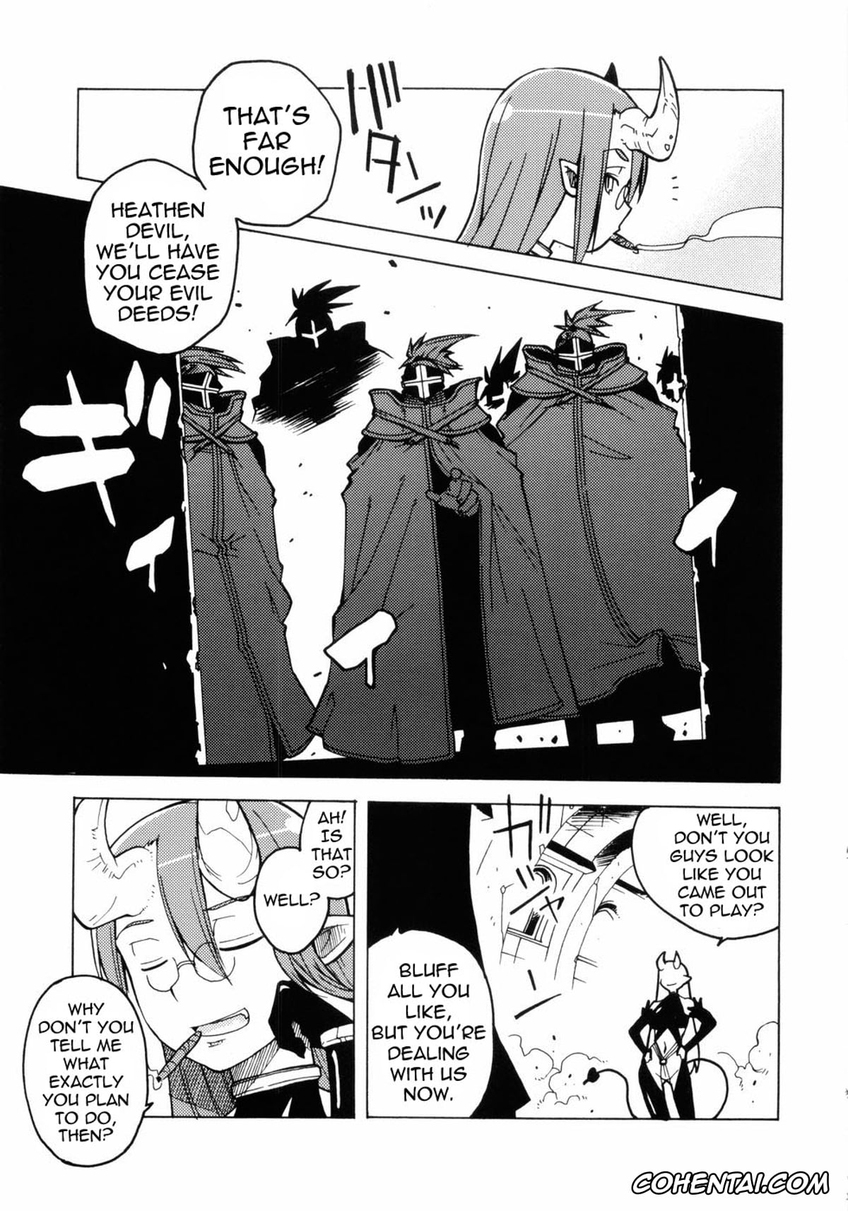 Original hentai, Seikishidan no Shuuen (Hakudaku Ojoku – Heroine Bukkake Anthology), pagina 3