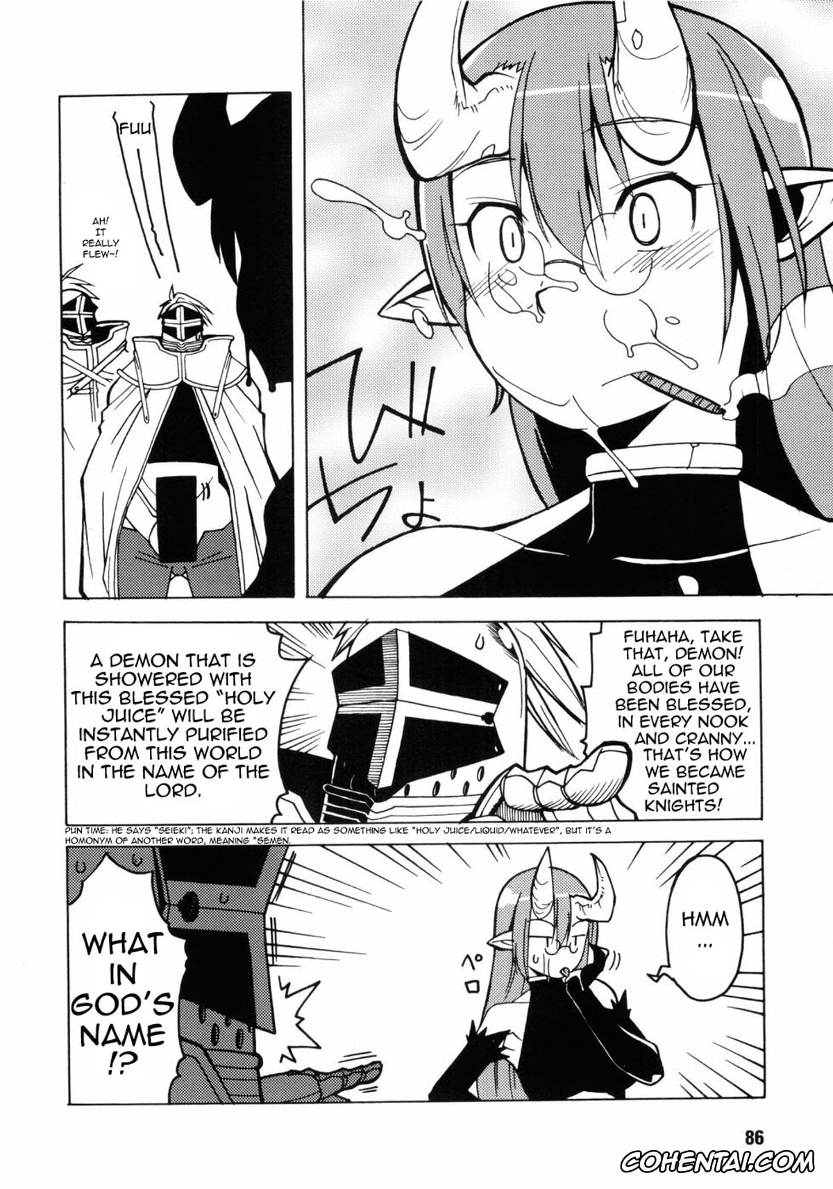 Original xxx, Seikishidan no Shuuen (Hakudaku Ojoku – Heroine Bukkake Anthology), pagina 4