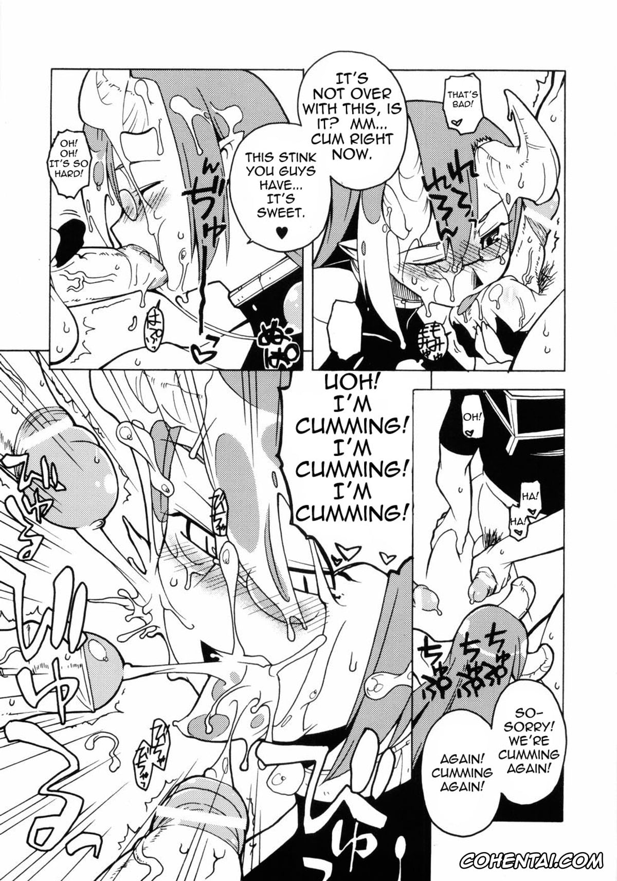 Original porno, Seikishidan no Shuuen (Hakudaku Ojoku – Heroine Bukkake Anthology), pagina 11