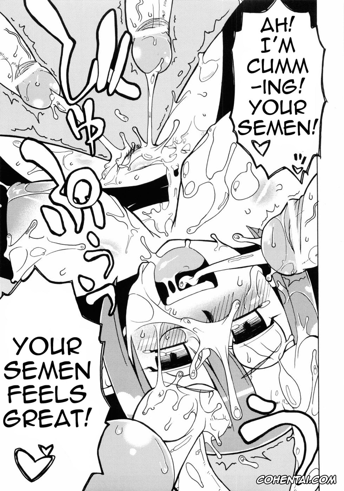 Original hentai, Seikishidan no Shuuen (Hakudaku Ojoku – Heroine Bukkake Anthology), pagina 15