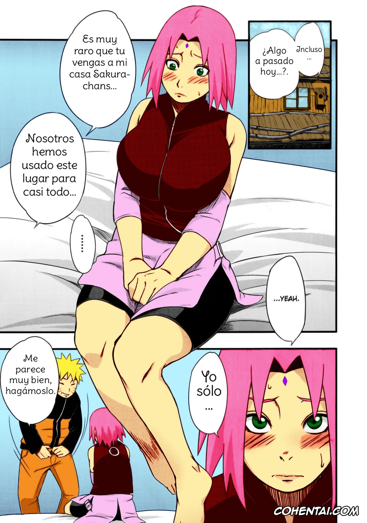 NARUTO xxx, Ino Yamanaka xxx, Naruto Uzumaki xxx, Sakura Haruno xxx, Botan to Sakura (Naruto), pagina 4