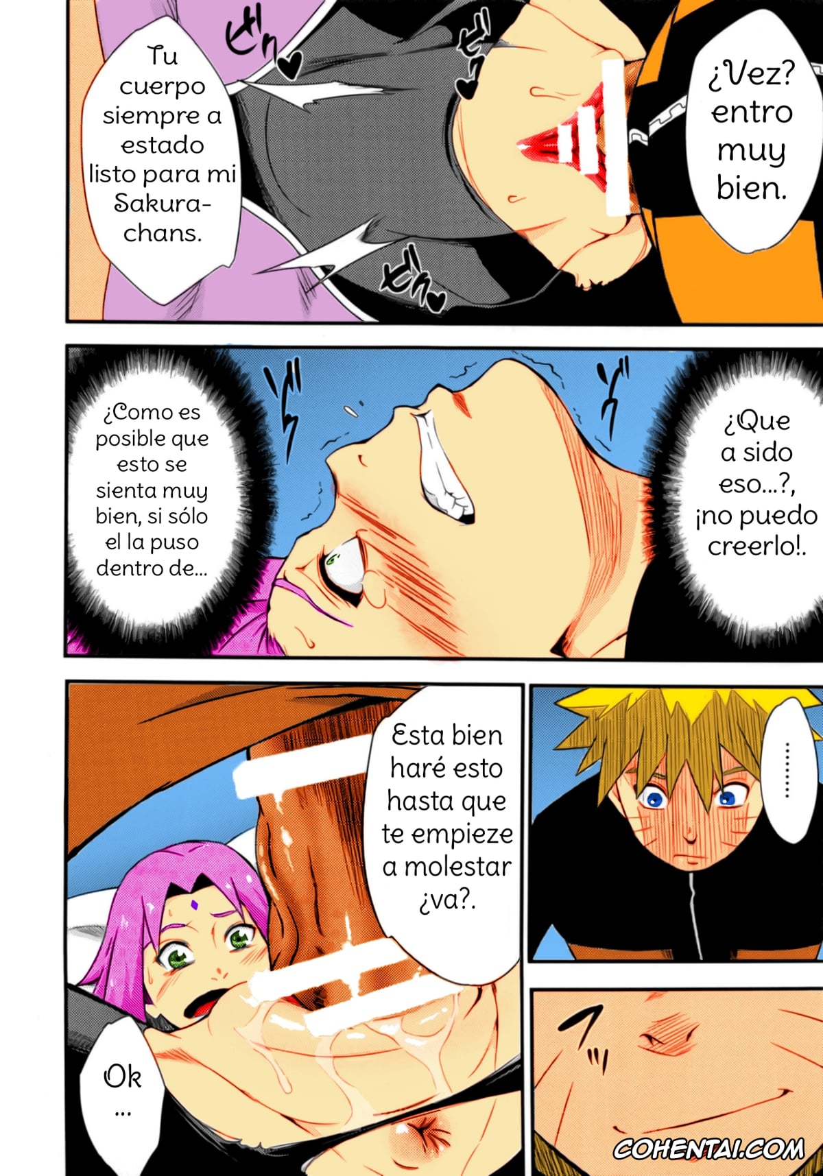 NARUTO xxx, Ino Yamanaka xxx, Naruto Uzumaki xxx, Sakura Haruno xxx, Botan to Sakura (Naruto), pagina 7