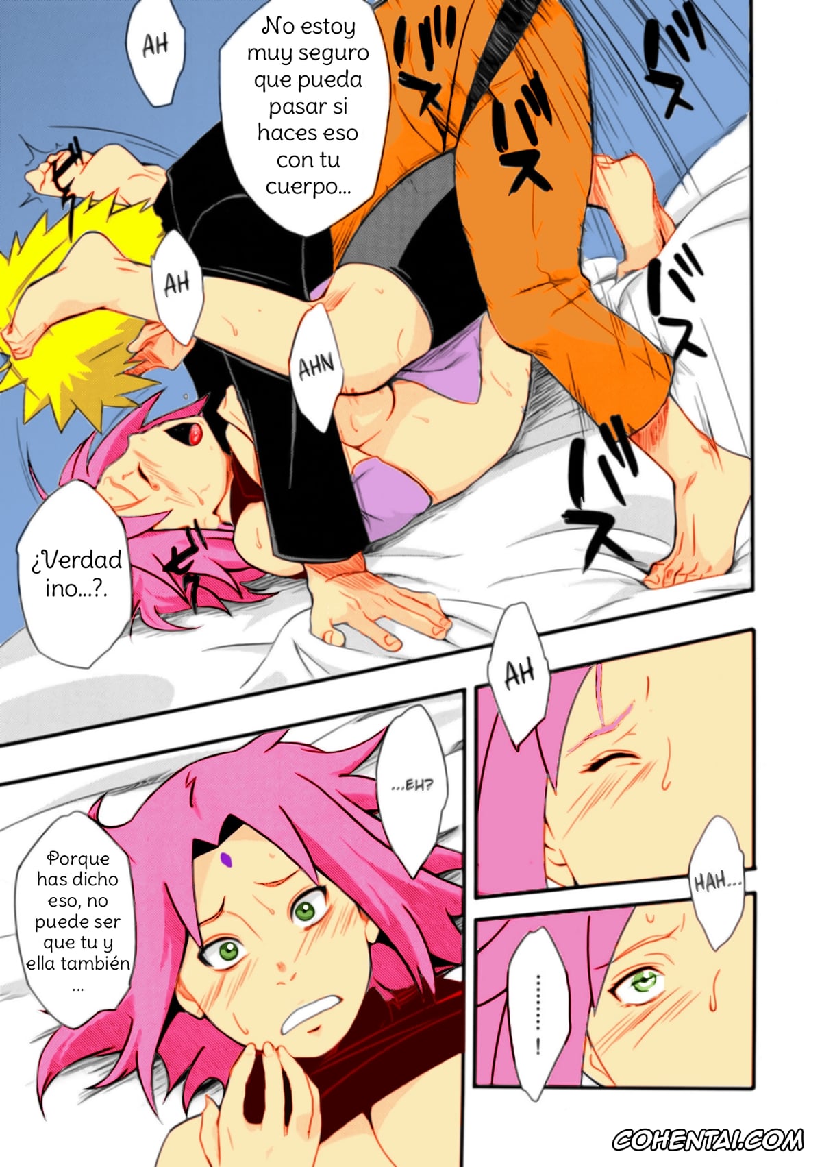 NARUTO xxx, Ino Yamanaka xxx, Naruto Uzumaki xxx, Sakura Haruno xxx, Botan to Sakura (Naruto), pagina 10
