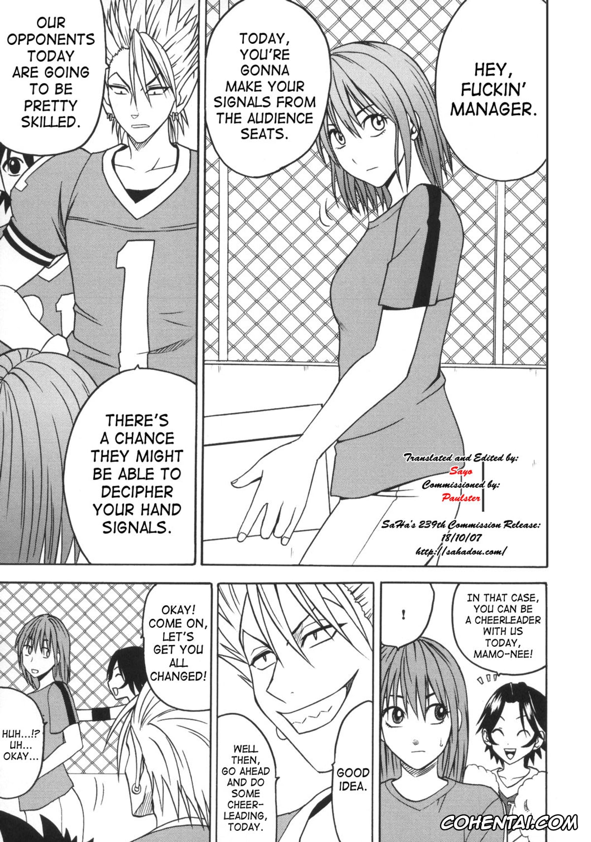 Eyeshield 21 porno, Mamori Anezaki porno, Dorei Sengen (Eyeshield 21), pagina 2