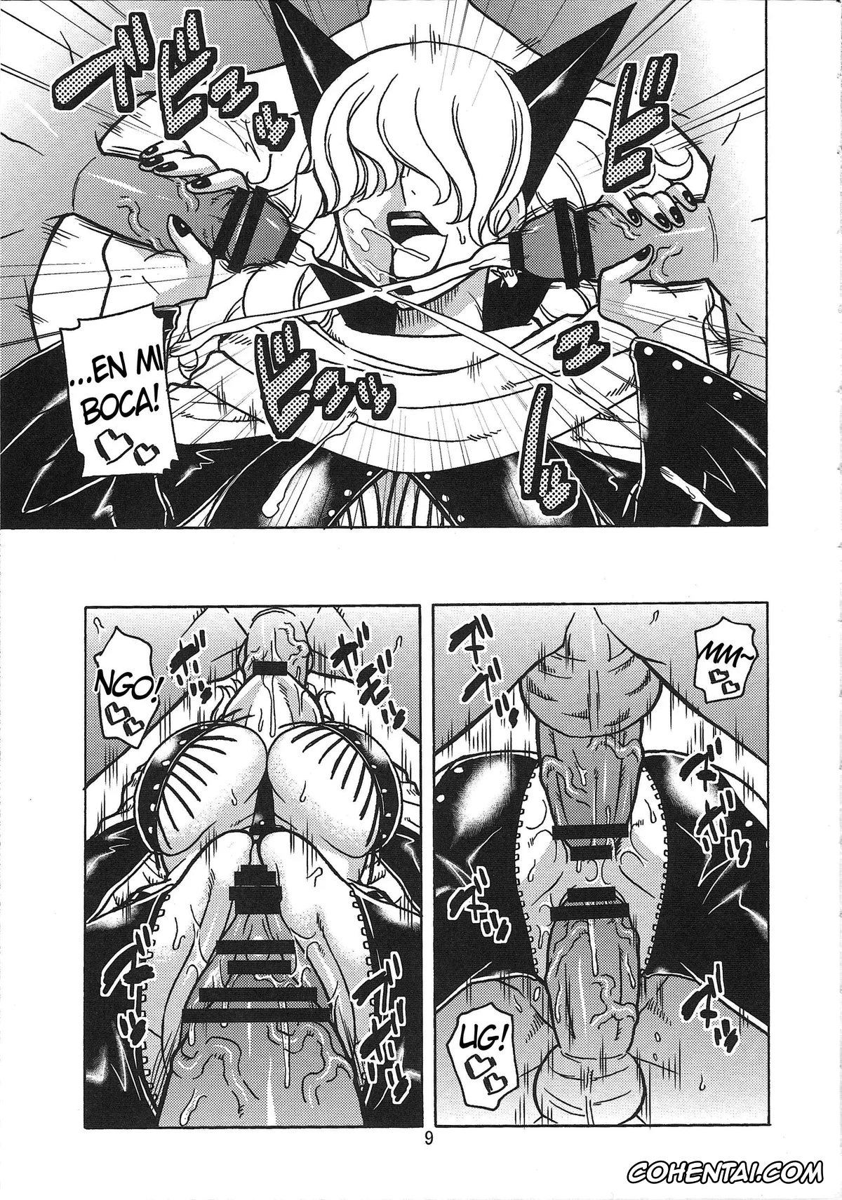 One Piece xxx, Hina xxx, Sadi-chan xxx, Short Piece (One Piece), pagina 10
