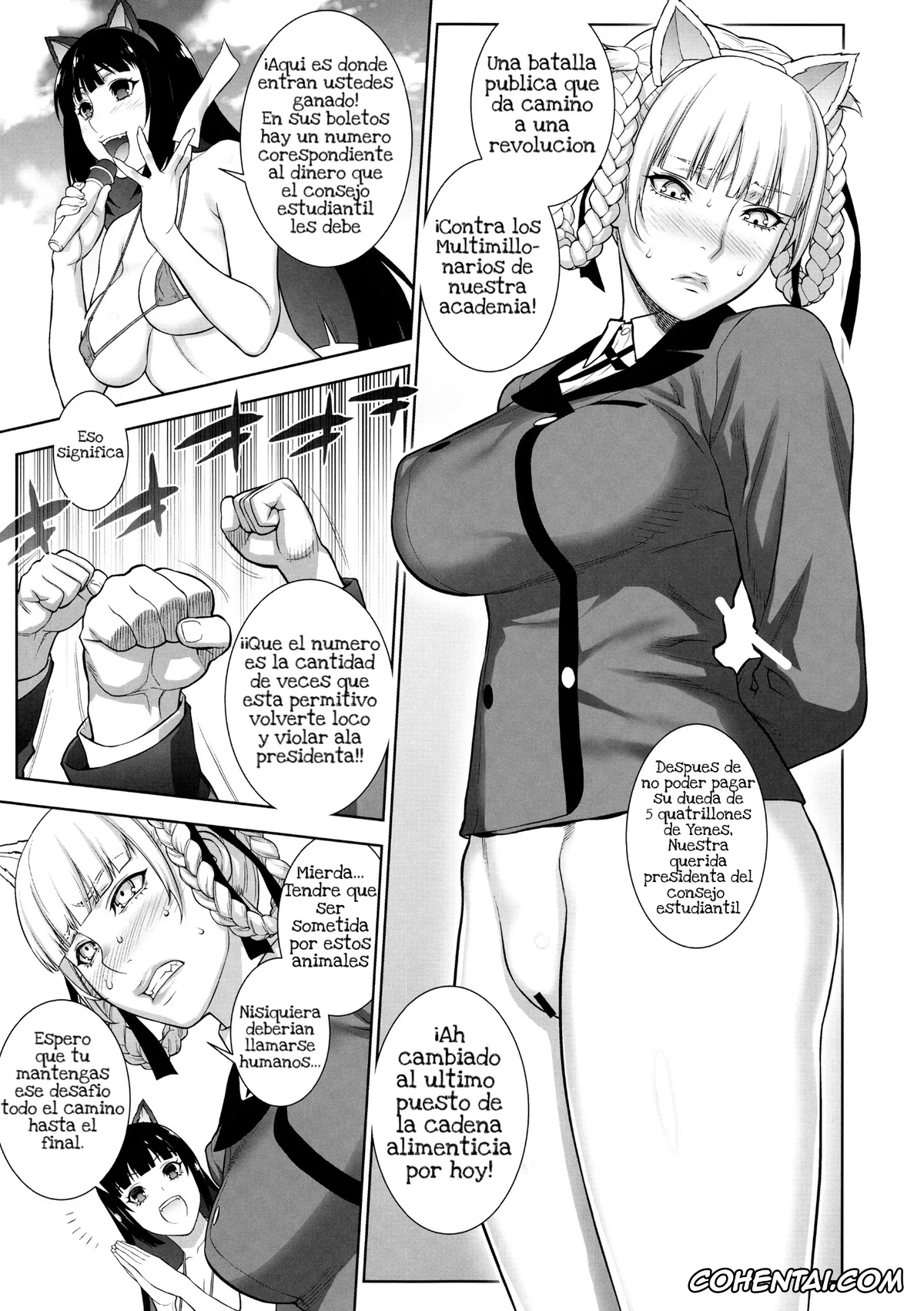 Kakegurui hentai, Kirari Momobami hentai, Yumeko Jabami hentai, Make mo Maketari 5000 Chouen! (Kakegurui), pagina 6