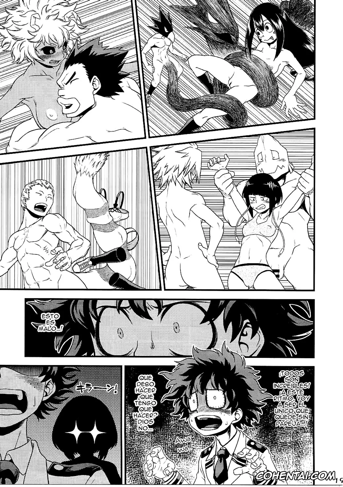 My Hero Academia | Boku No Hero Academia xxx, Himiko Toga xxx, Izuku Midoriya xxx, Kyoka Jiro xxx, Mina Ashido xxx, Minoru Mineta xxx, Momo Yaoyorozu xxx, Nemuri Kayama xxx, Ochako Uraraka xxx, Tsuyu Asui xxx, H-ERO!! (Boku no Hero Academia), pagina 16