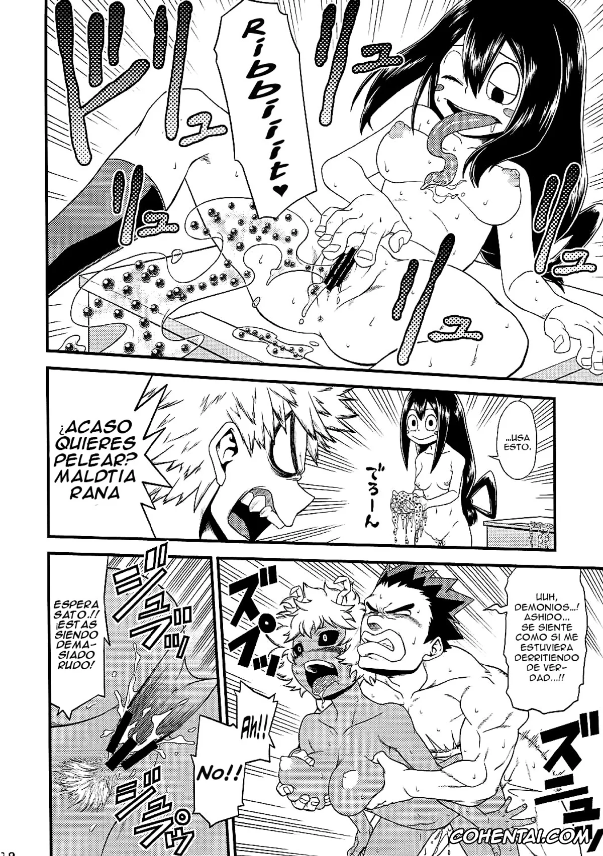 My Hero Academia | Boku No Hero Academia xxx, Himiko Toga xxx, Izuku Midoriya xxx, Kyoka Jiro xxx, Mina Ashido xxx, Minoru Mineta xxx, Momo Yaoyorozu xxx, Nemuri Kayama xxx, Ochako Uraraka xxx, Tsuyu Asui xxx, H-ERO!! (Boku no Hero Academia), pagina 19