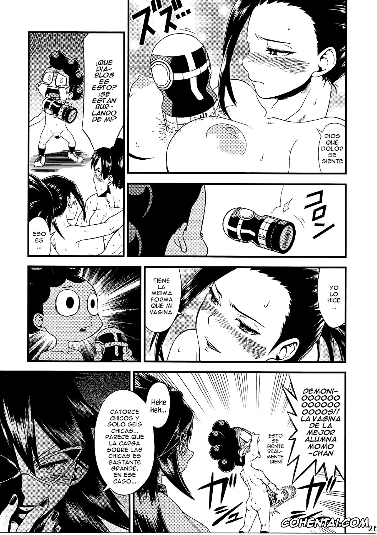 My Hero Academia | Boku No Hero Academia xxx, Himiko Toga xxx, Izuku Midoriya xxx, Kyoka Jiro xxx, Mina Ashido xxx, Minoru Mineta xxx, Momo Yaoyorozu xxx, Nemuri Kayama xxx, Ochako Uraraka xxx, Tsuyu Asui xxx, H-ERO!! (Boku no Hero Academia), pagina 22