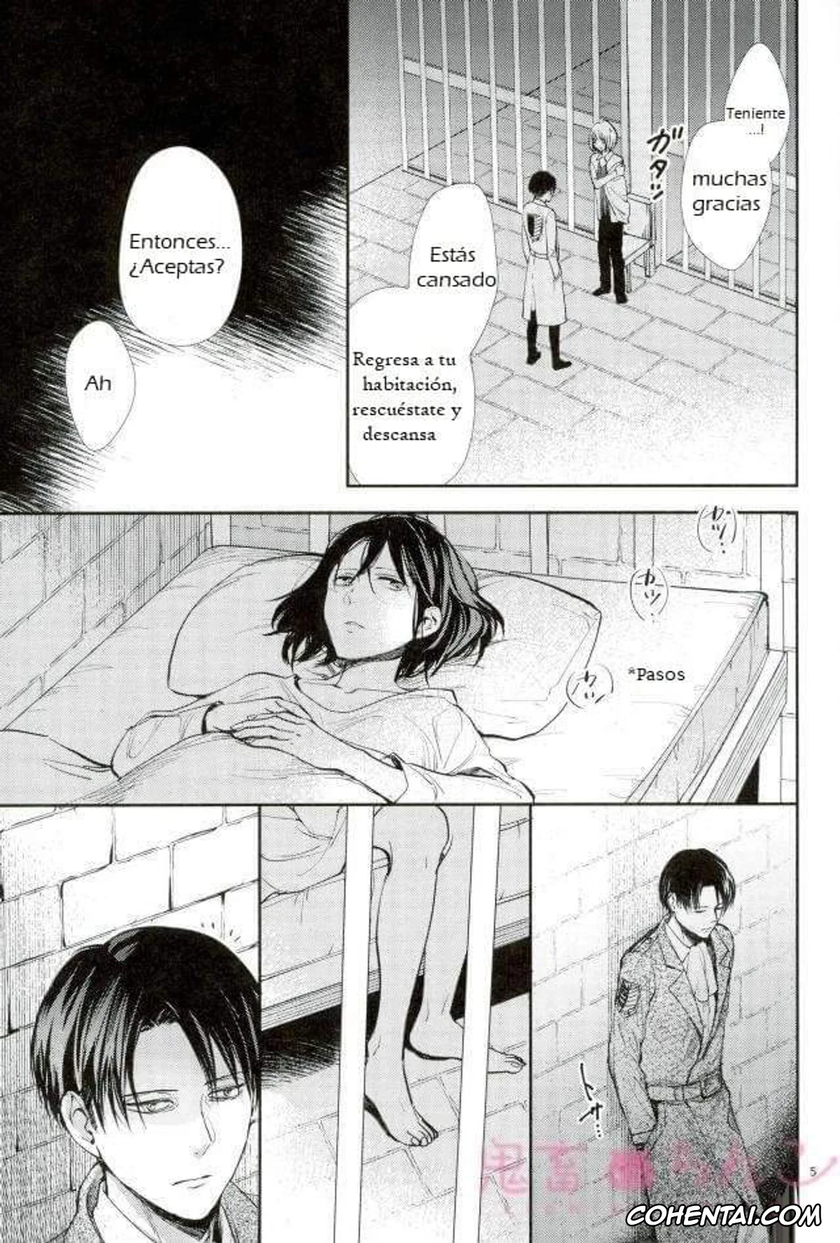 Shingeki No Kyojin | Attack On Titan xxx, Levi Ackerman xxx, Mikasa Ackerman xxx, Kanata no Hikari (Shingeki no Kyojin), pagina 4