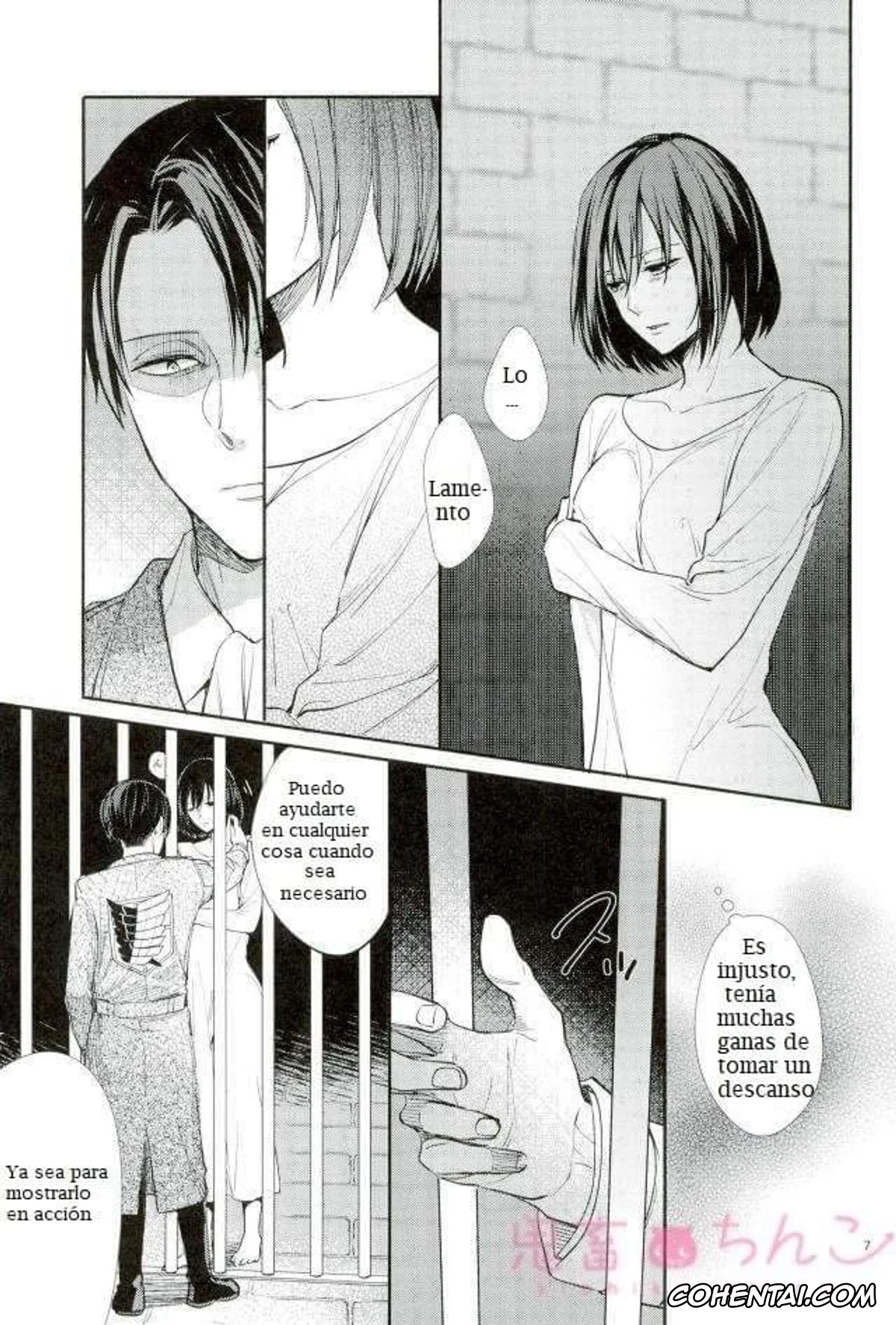 Shingeki No Kyojin | Attack On Titan hentai, Levi Ackerman hentai, Mikasa Ackerman hentai, Kanata no Hikari (Shingeki no Kyojin), pagina 6