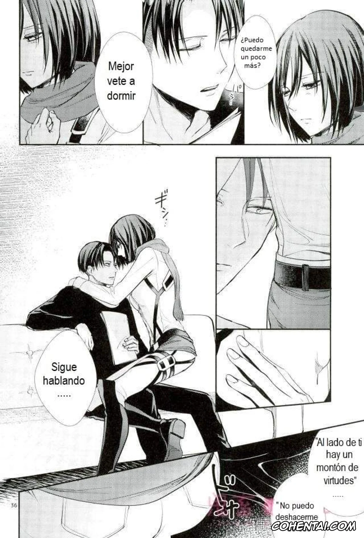 Shingeki No Kyojin | Attack On Titan porno, Levi Ackerman porno, Mikasa Ackerman porno, Kanata no Hikari (Shingeki no Kyojin), pagina 35