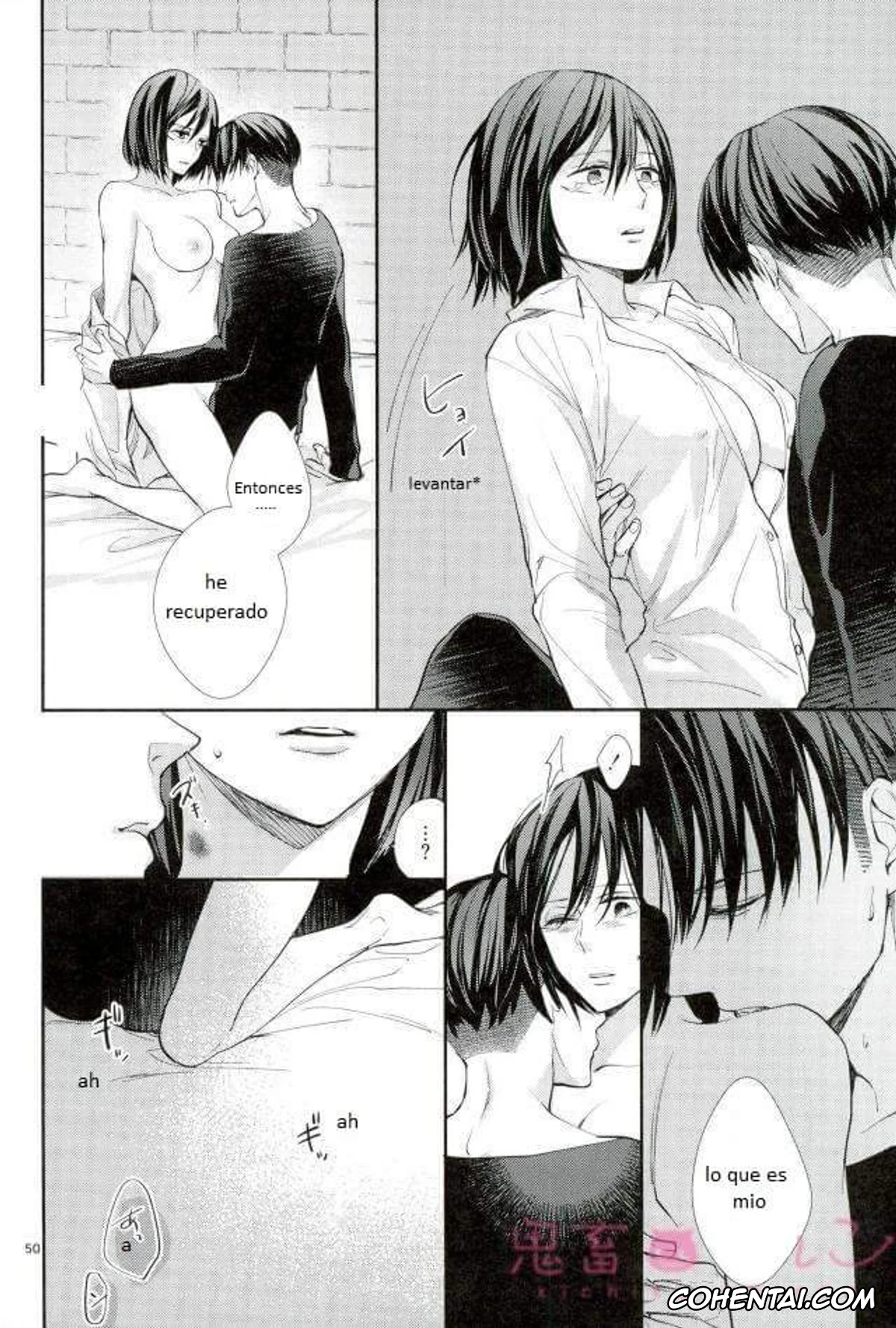 Shingeki No Kyojin | Attack On Titan xxx, Levi Ackerman xxx, Mikasa Ackerman xxx, Kanata no Hikari (Shingeki no Kyojin), pagina 49