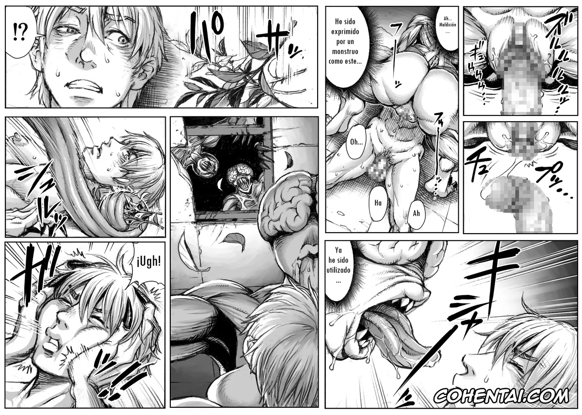 Resident Evil | Biohazard xxx, Licker xxx, QUEENS’ BURROW ~Joou no Suana~ ver.B (Kuro Keshi Shuuseiban) (Resident Evil), pagina 13
