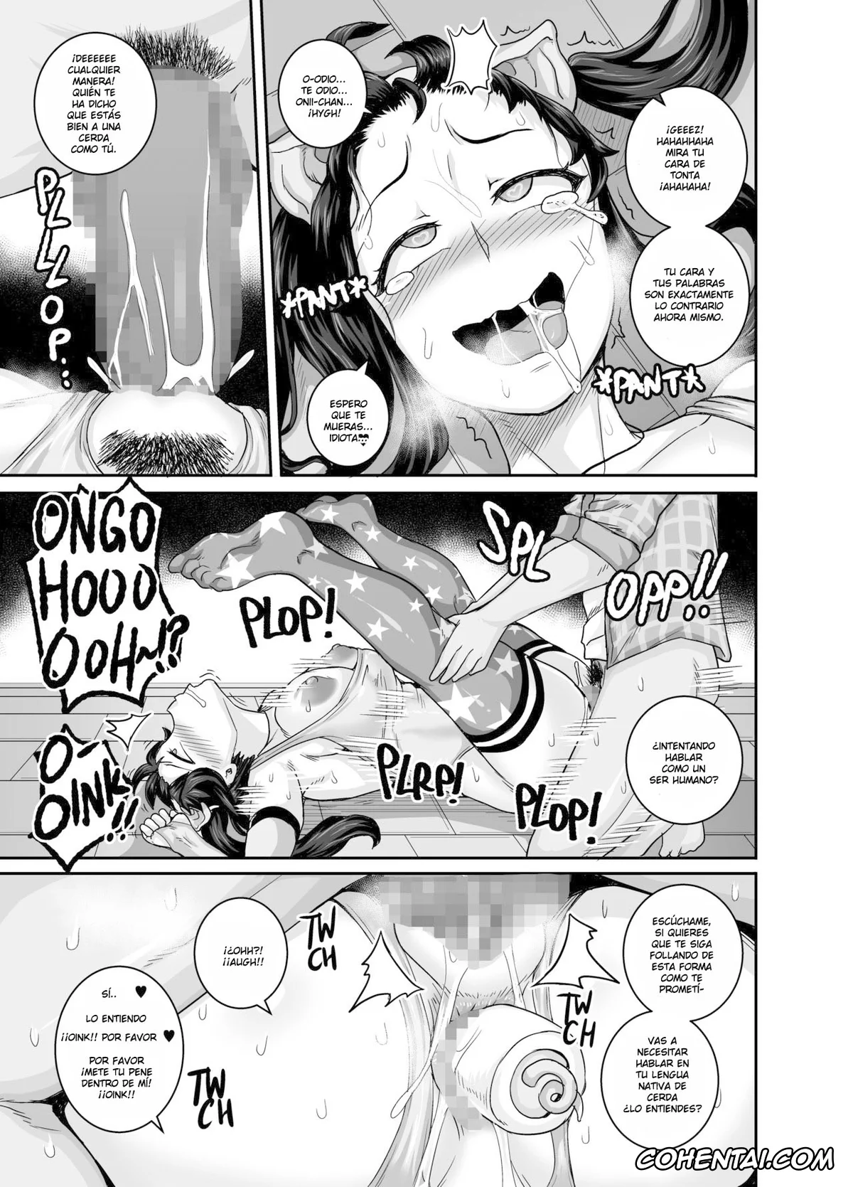 Original hentai, Mukatsuku Imouto wa Chanto Shikaranakucha!!, pagina 42