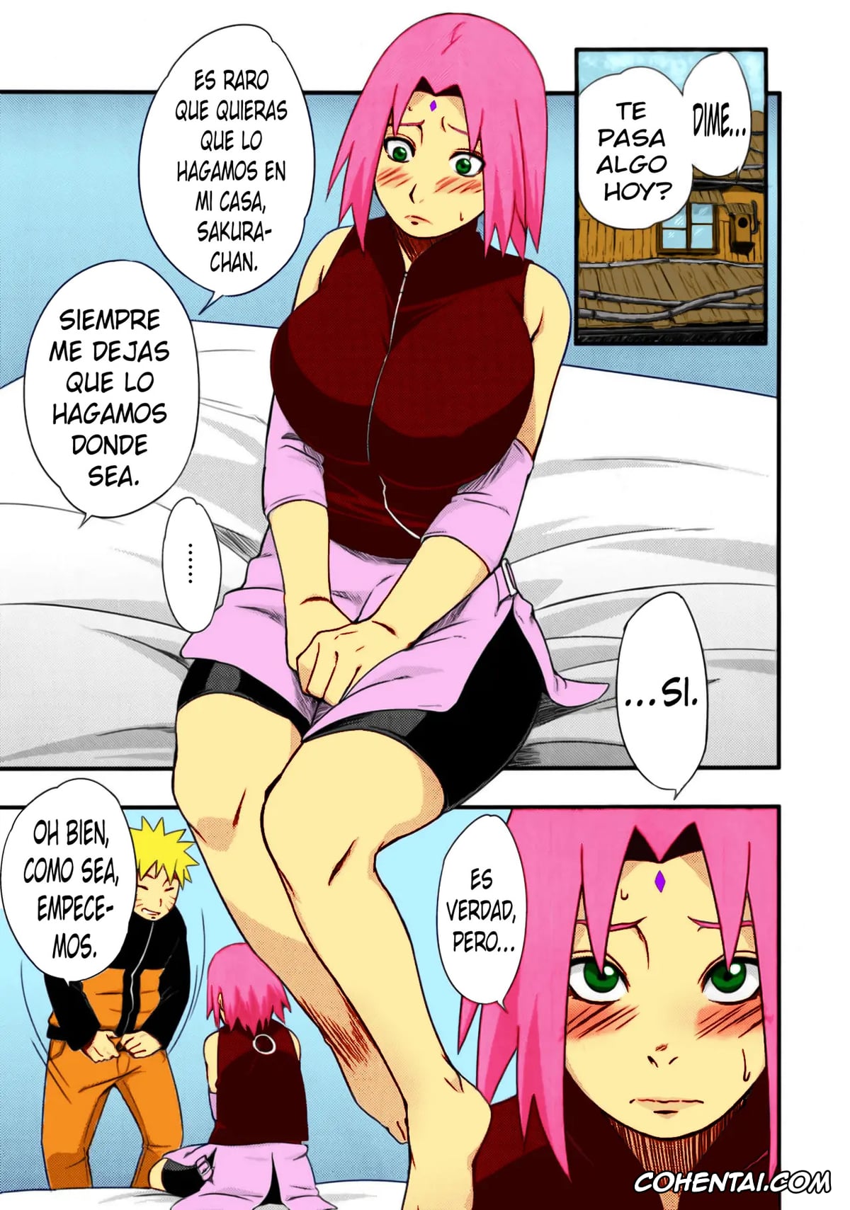 NARUTO porno, Ino Yamanaka porno, Naruto Uzumaki porno, Sakura Haruno porno, Botan to Sakura (Naruto), pagina 2