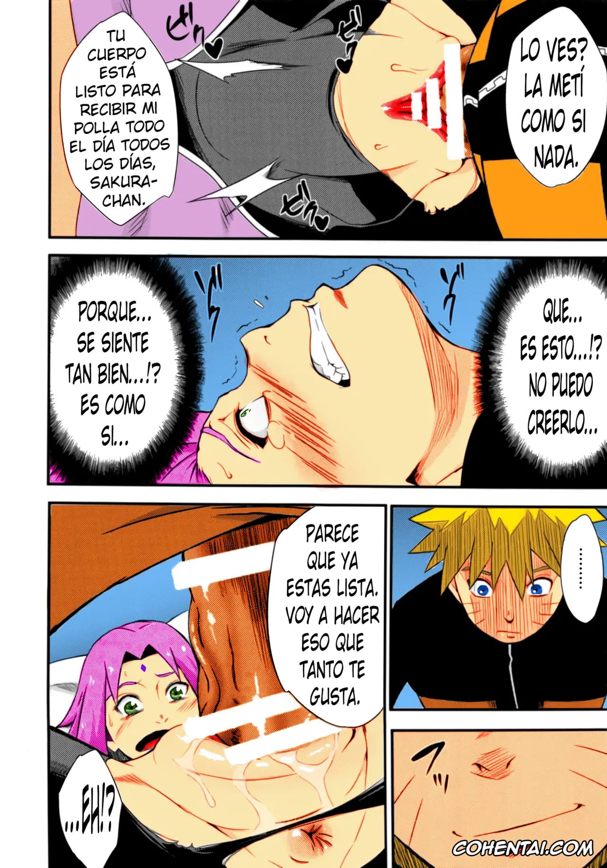 NARUTO porno, Ino Yamanaka porno, Naruto Uzumaki porno, Sakura Haruno porno, Botan to Sakura (Naruto), pagina 5