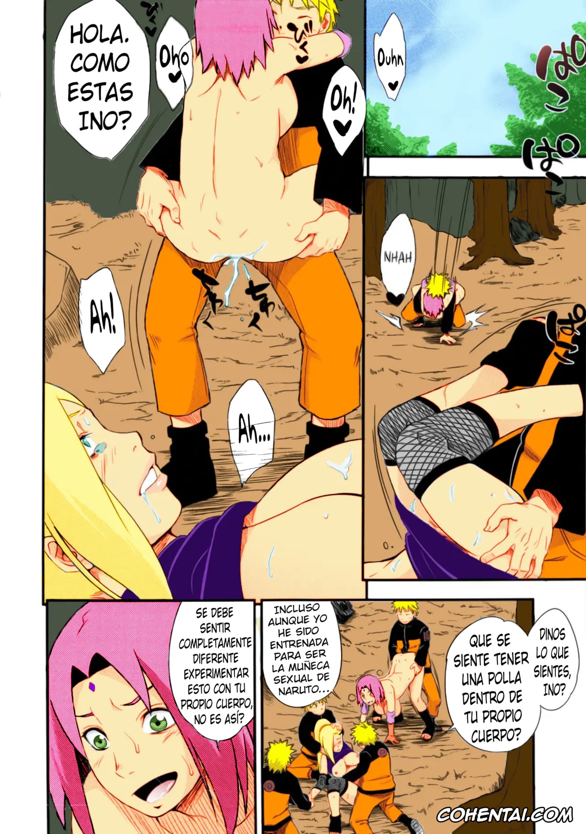 NARUTO porno, Ino Yamanaka porno, Naruto Uzumaki porno, Sakura Haruno porno, Botan to Sakura (Naruto), pagina 23