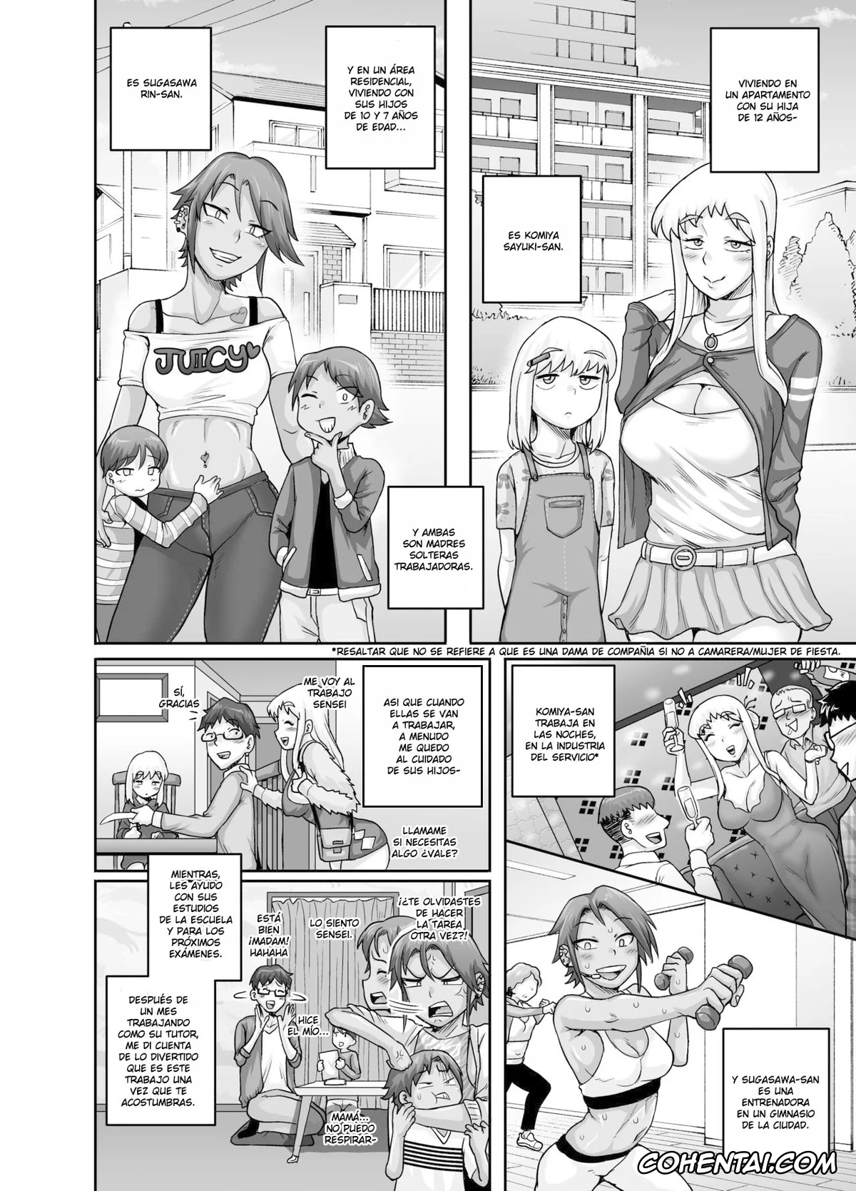 Original hentai, Hungry Single Mothers ~Ochinpo Oogui Kaa-san-tachi ni Taberareru Ore~, pagina 6