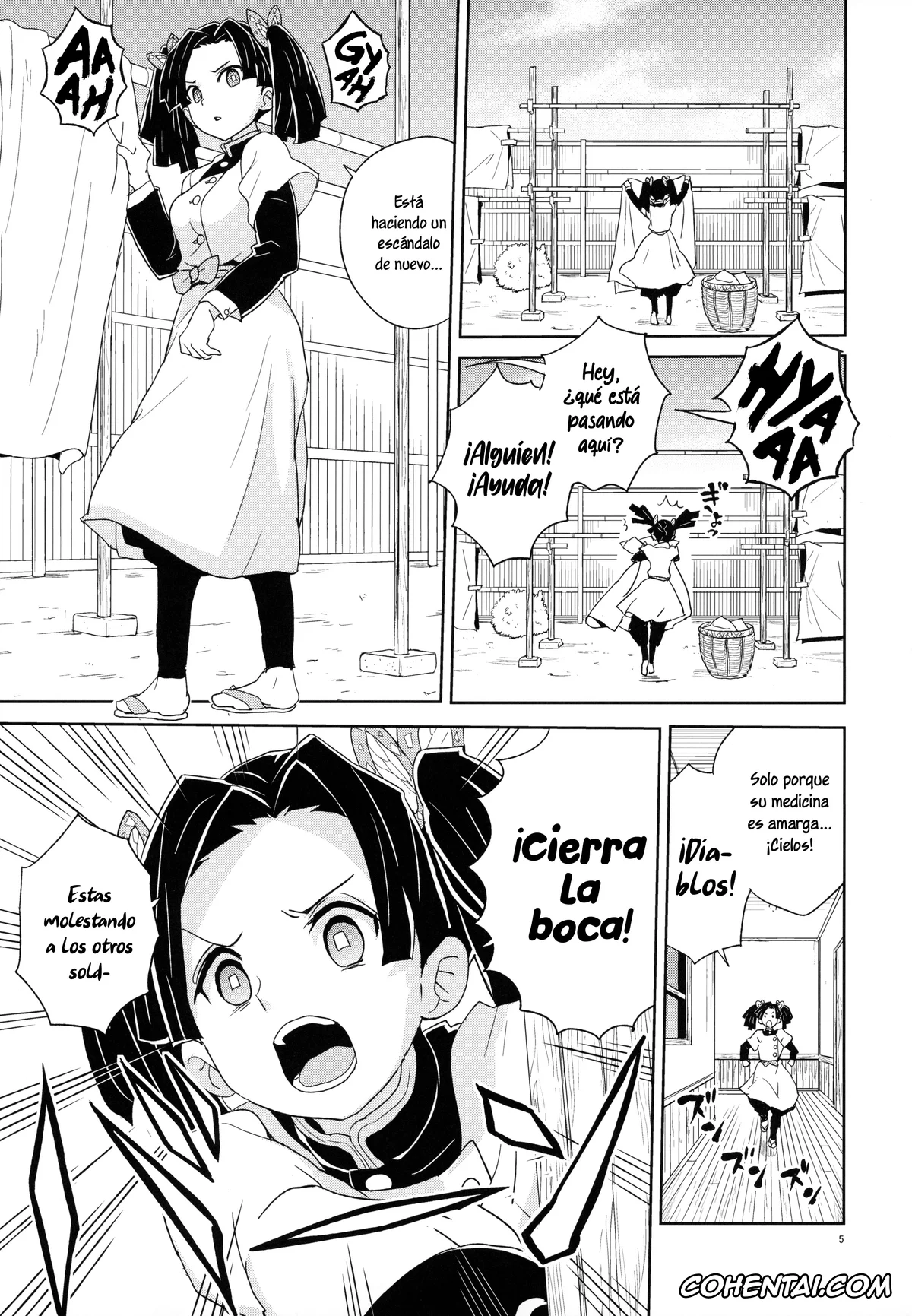 Kimetsu No Yaiba | Demon Slayer xxx, Aoi Kanzaki xxx, Zenitsu Agatsuma xxx, Aoi-chan Arigatou Itsumo Atatakai Kango o Shite Kurete… (Kimetsu no Yaiba), pagina 4
